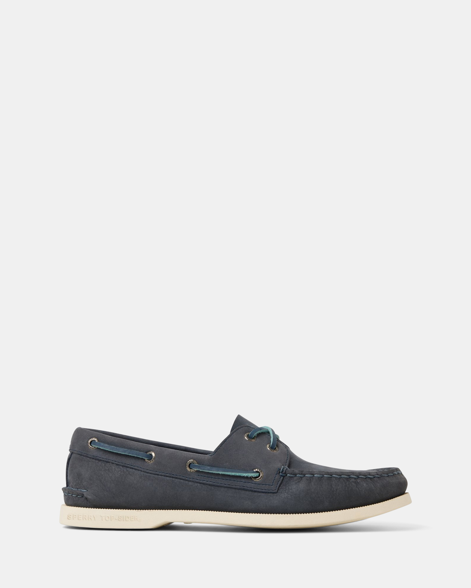 A/O 2-Eye Medium Leather Nubuck Navy- Men's