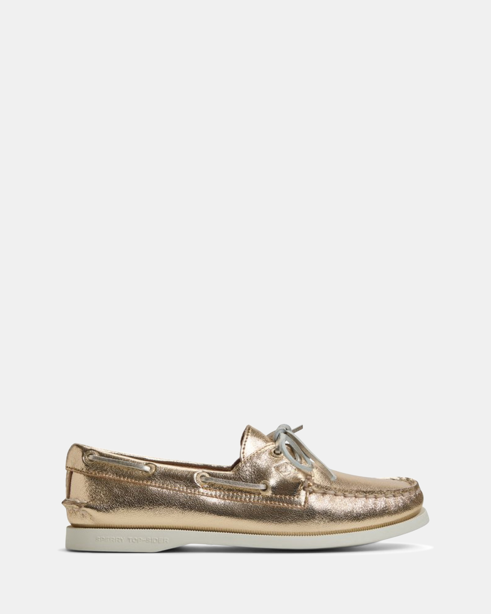 A/O 2-Eye Leather Crinkle Gold- Women's