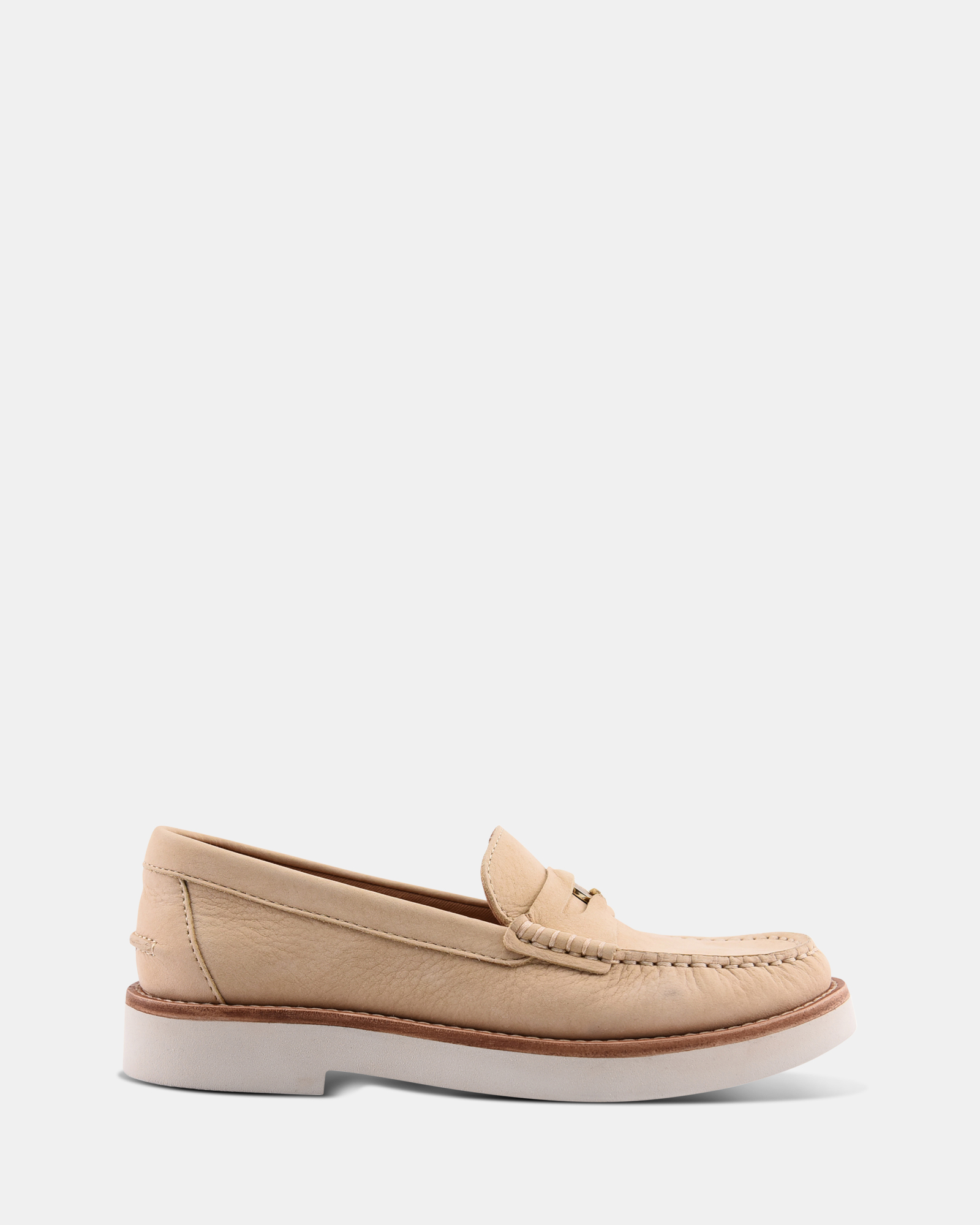 Tallulah Leather Nubuck Semolina- Women's