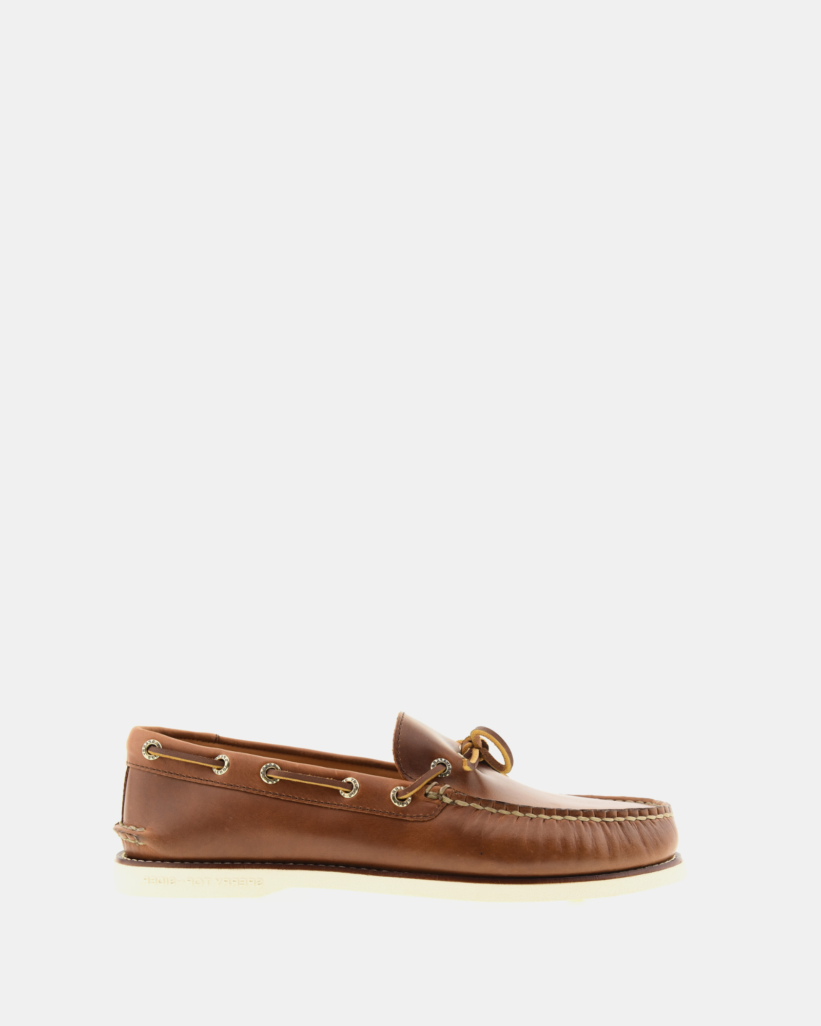 Gold A/O One-Eye Leather Smooth Loafers - Men's