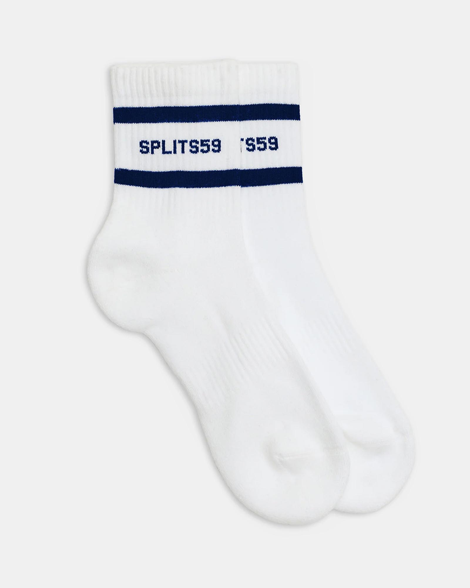 Logo Stripe Quarter Socks