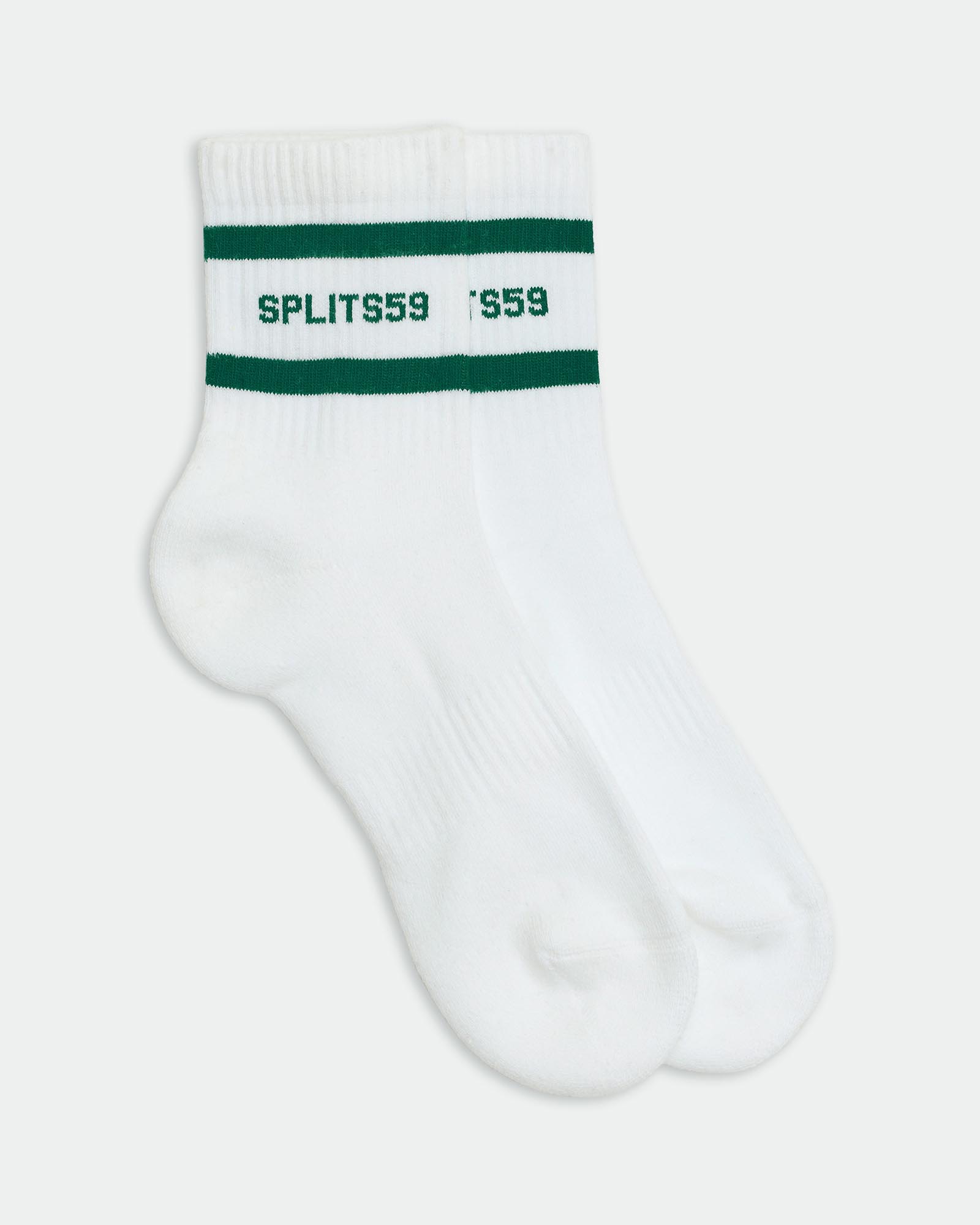 Logo Stripe Quarter Socks