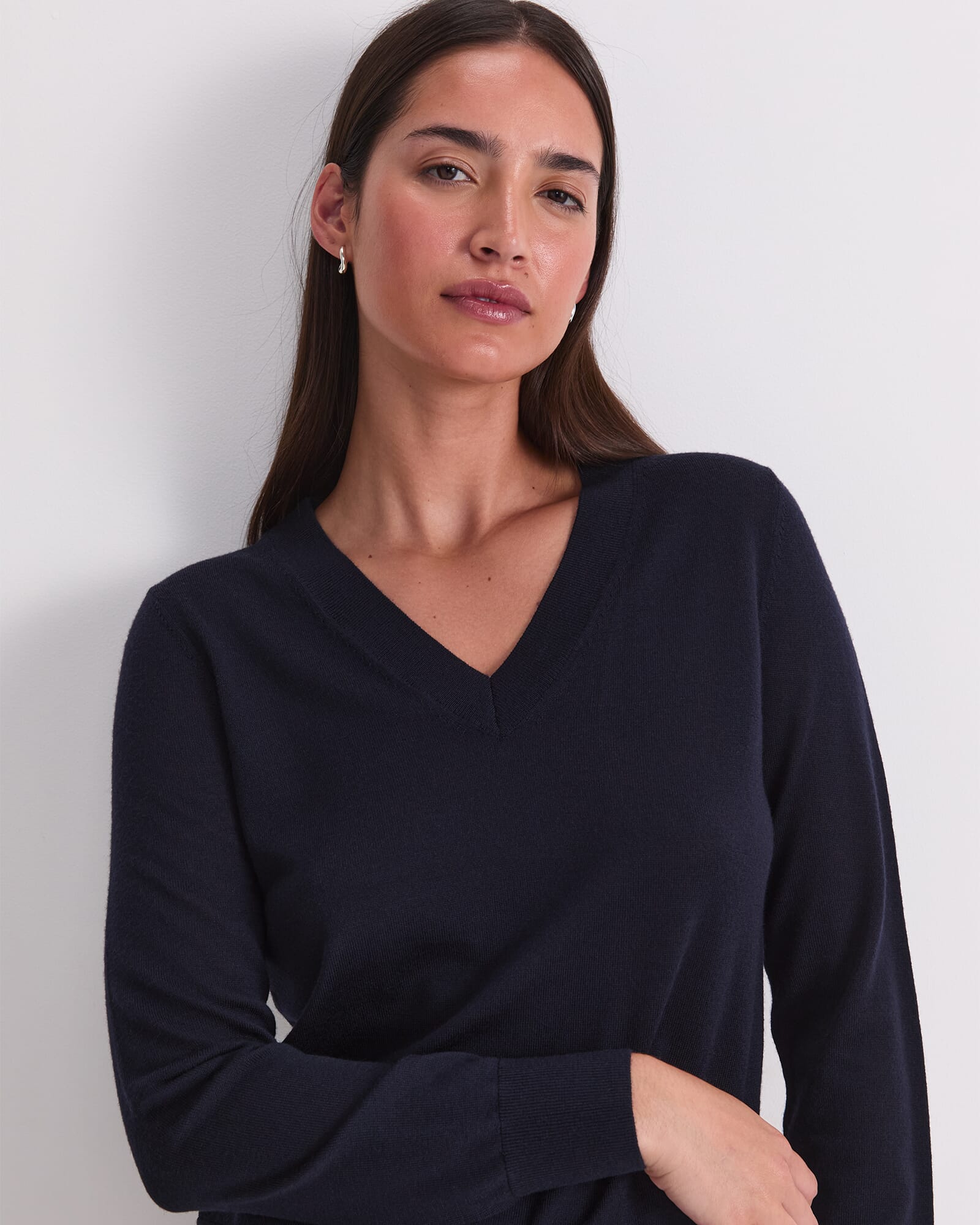 Francis Merino V Neck Knit