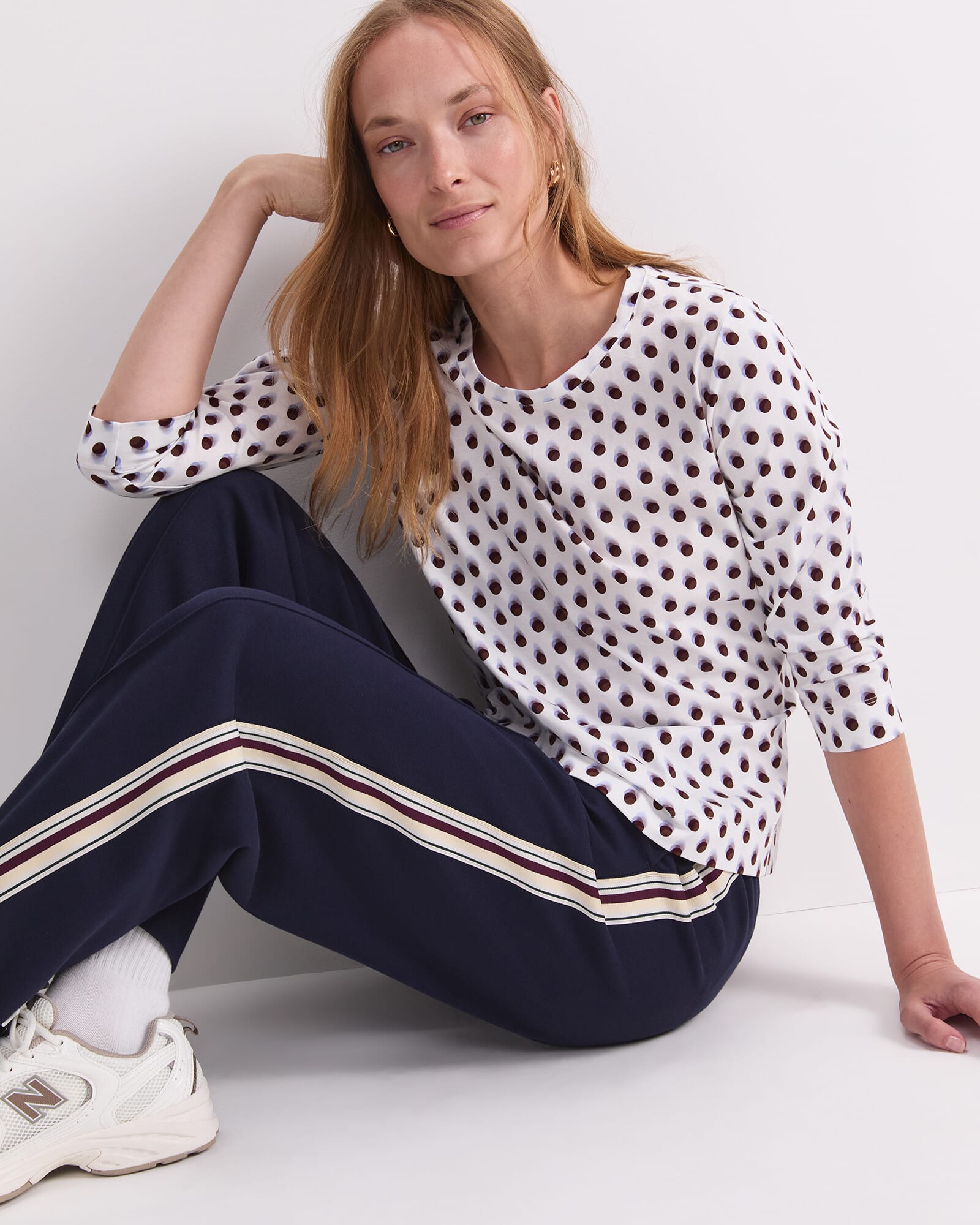Spot Print Mercerised Tee