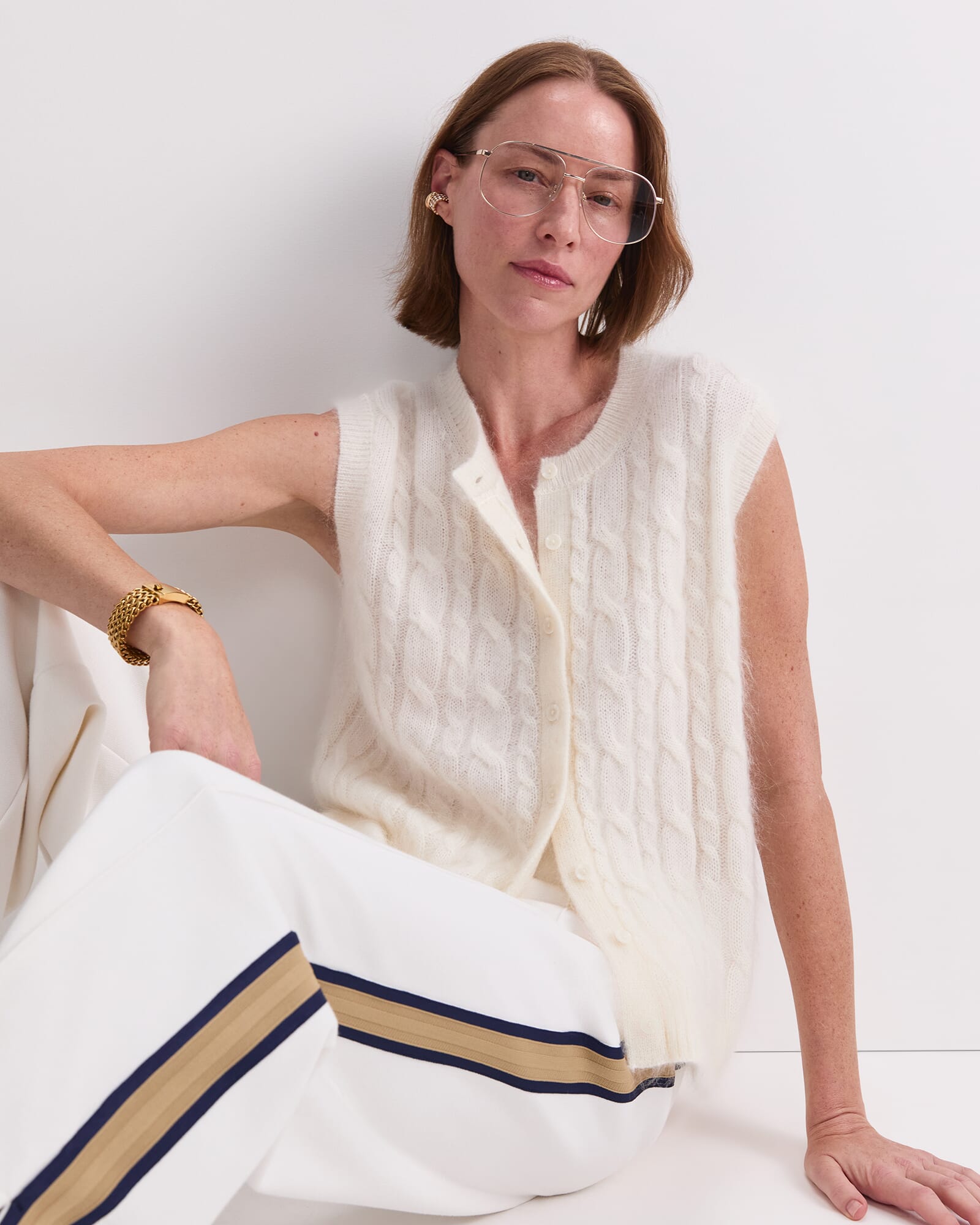 Tatiana Cable Vest