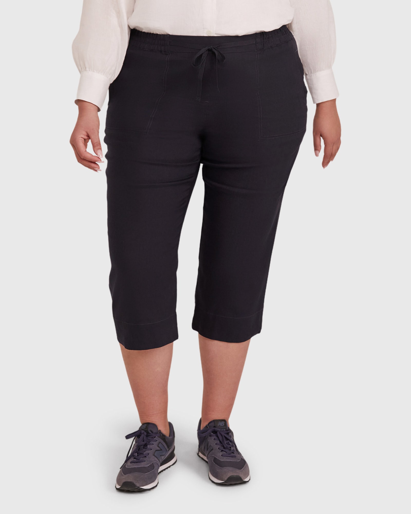 Rosa Crop Linen Pant