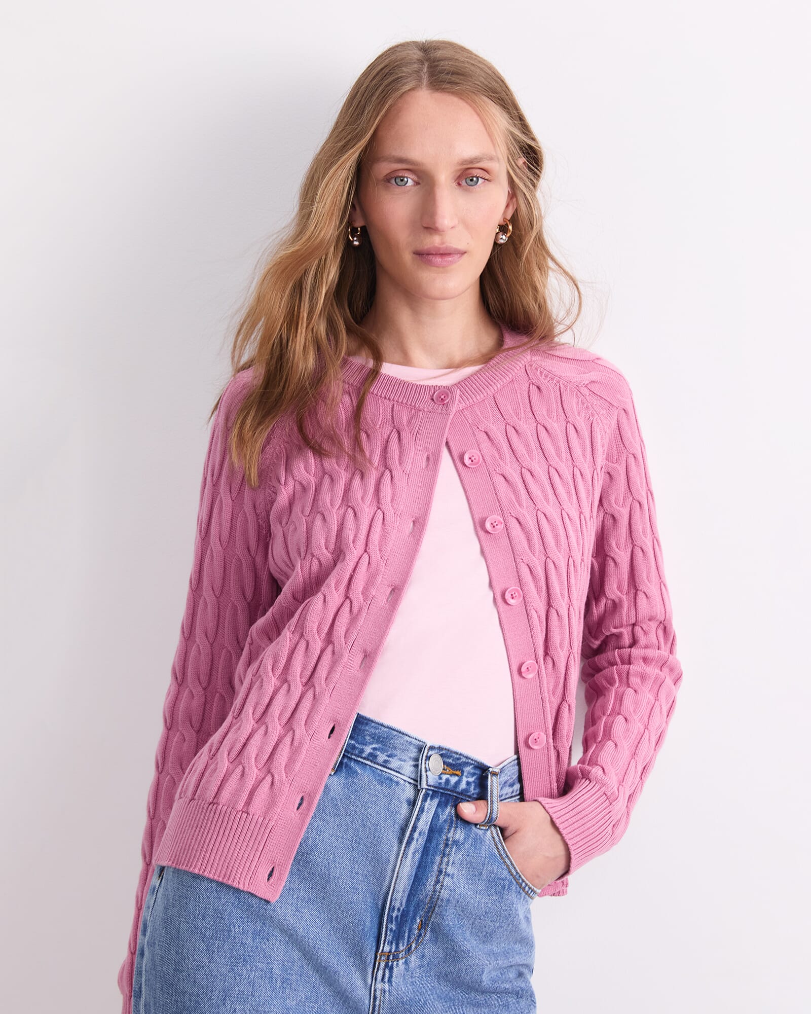 Merino Cable Cardigan