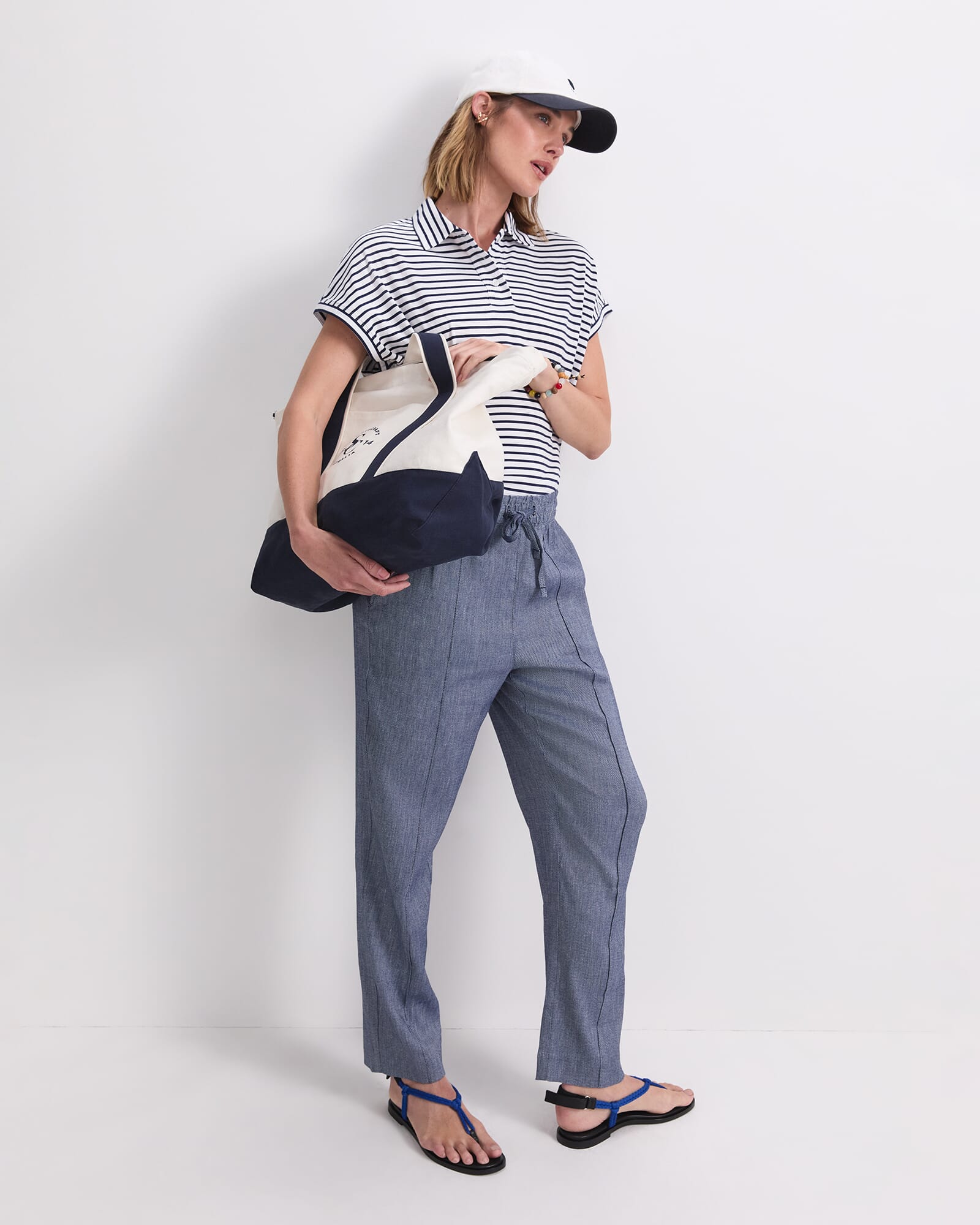 Rosa Tapered Linen Pant