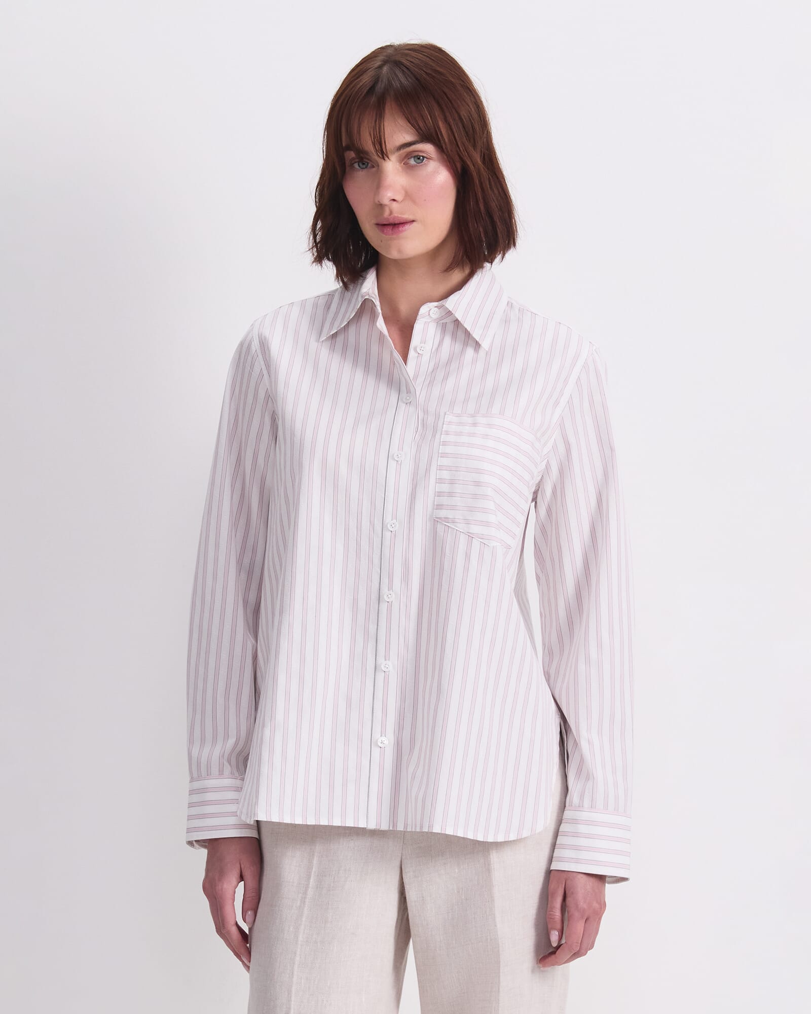 Logo Stripe Pocket Shirt