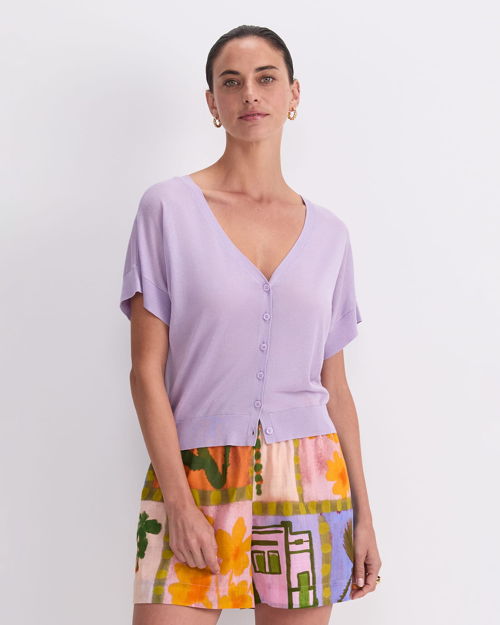 Silk Blend Reversible Knit