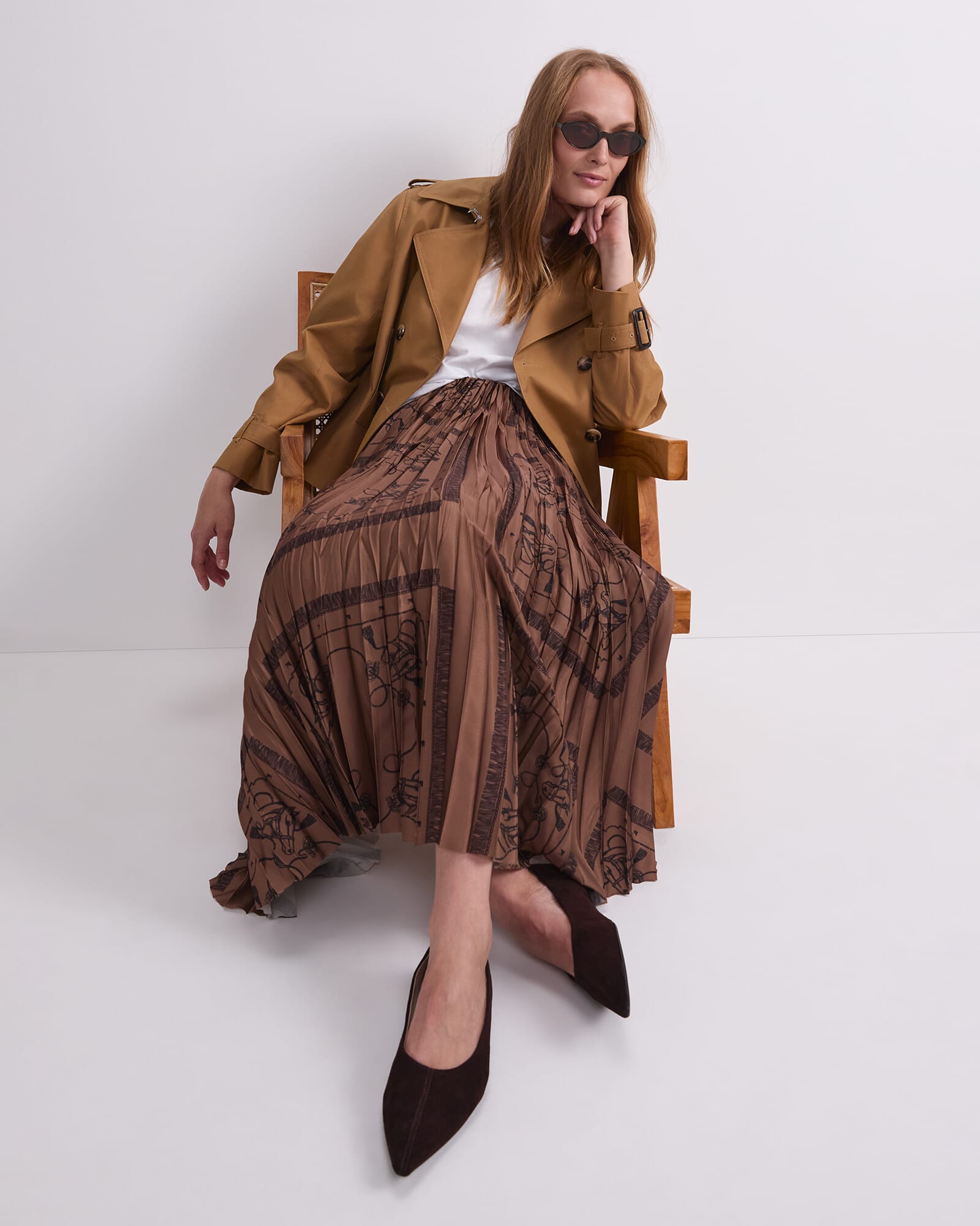 Sadie Pleated Skirt