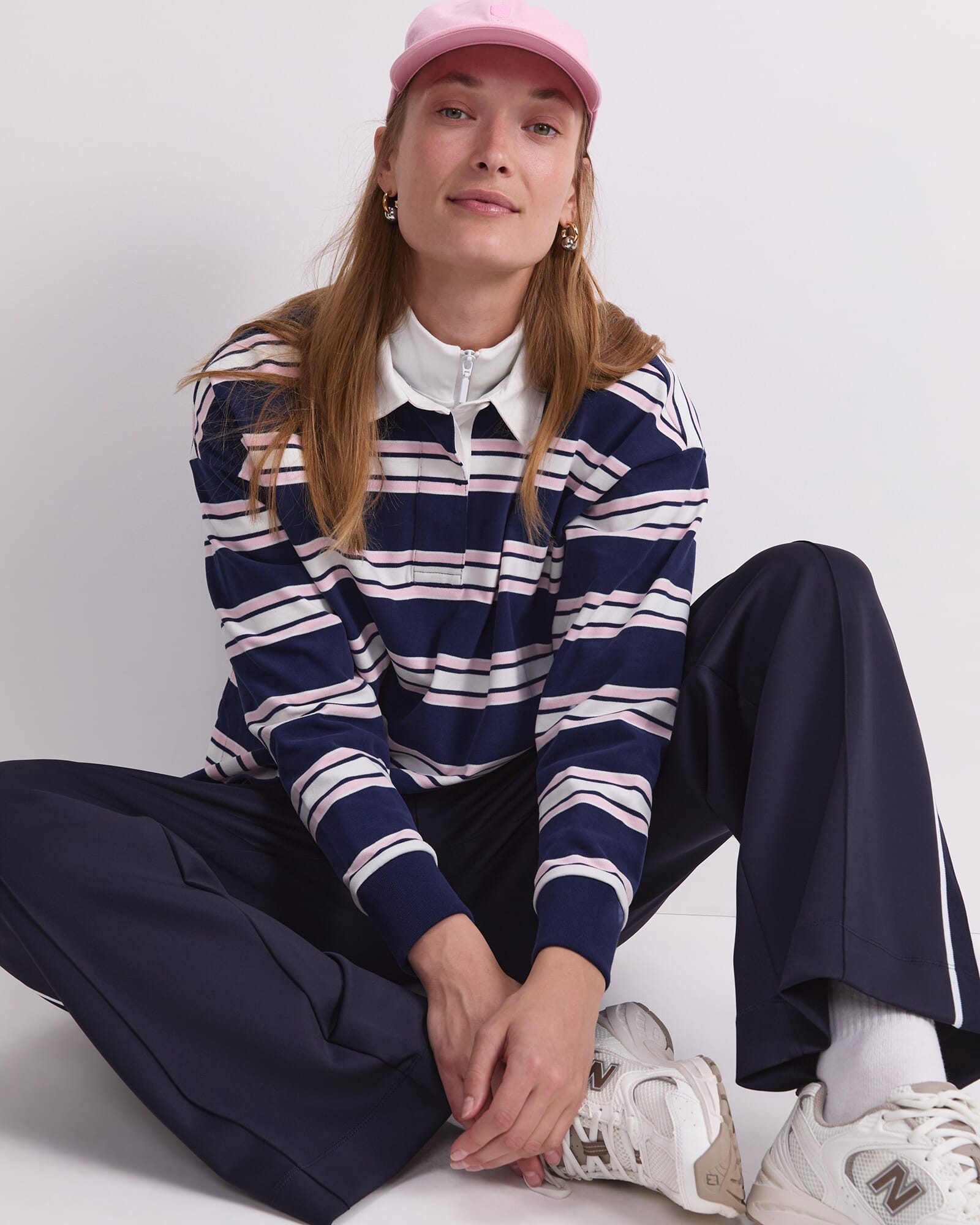 Kiaya Cropped Rugby Shirt