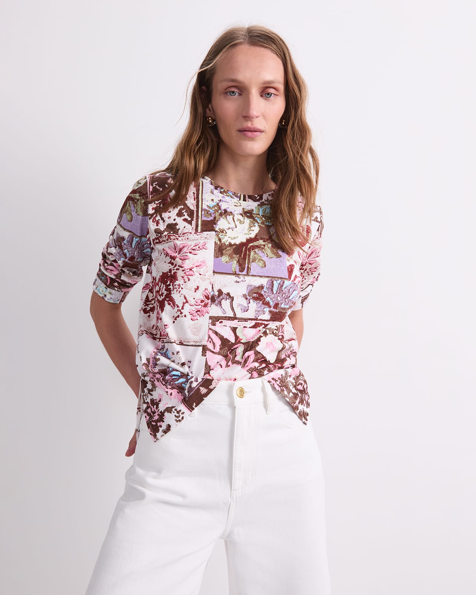 Tapestry Print Mercerised Tee