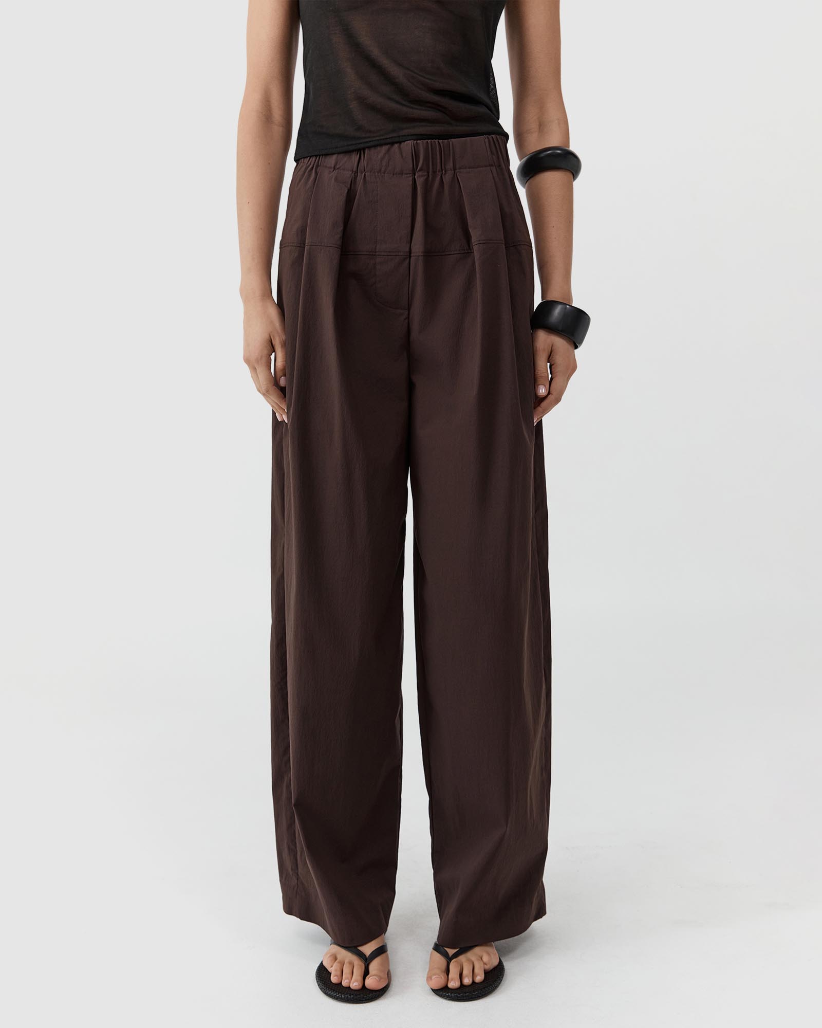 Relaxed Pleat Pants