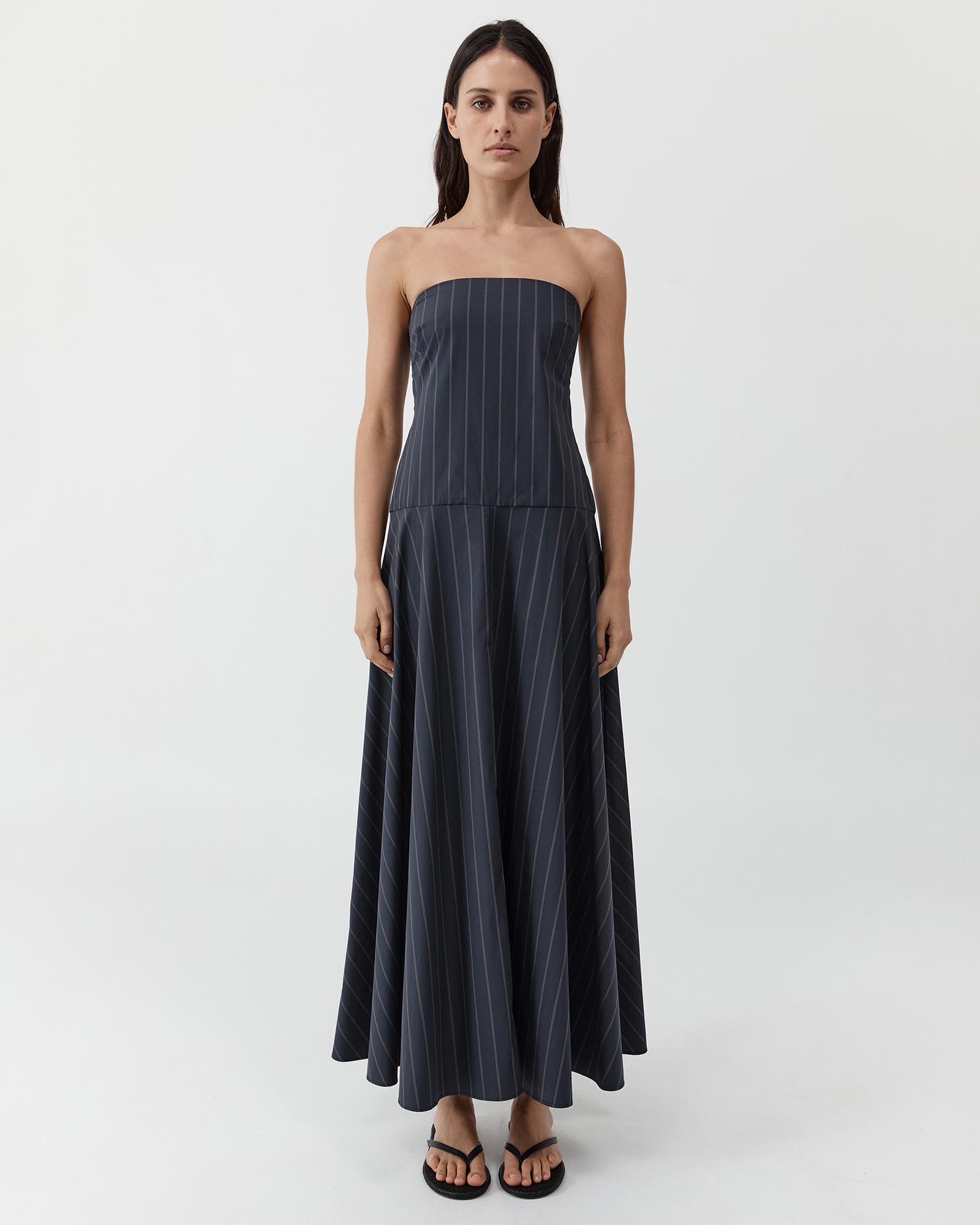 Strapless Rouleau Dress