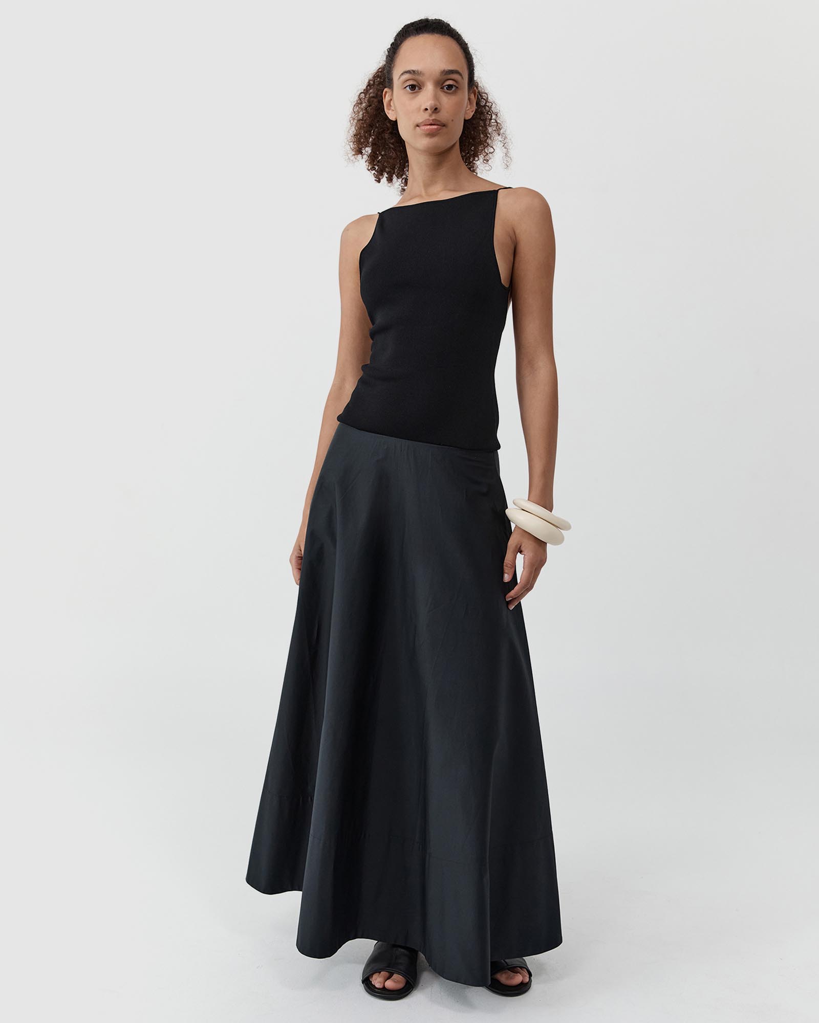 Backless Circle Hem Dress