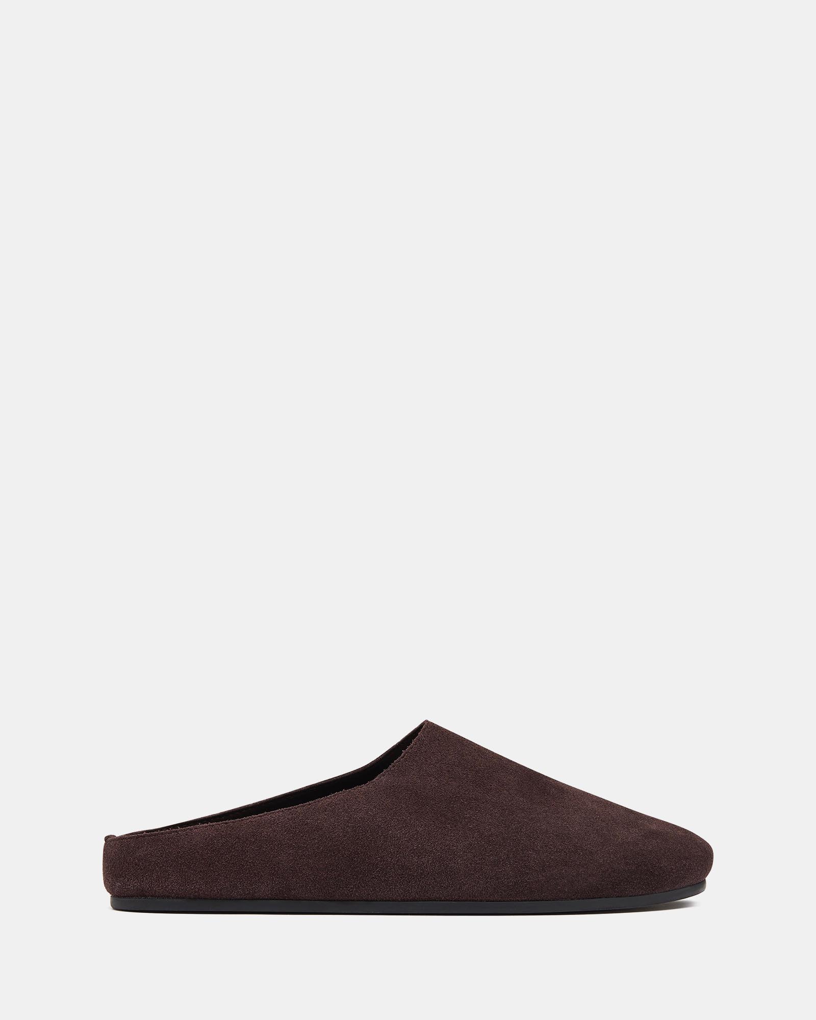 Suede Mules