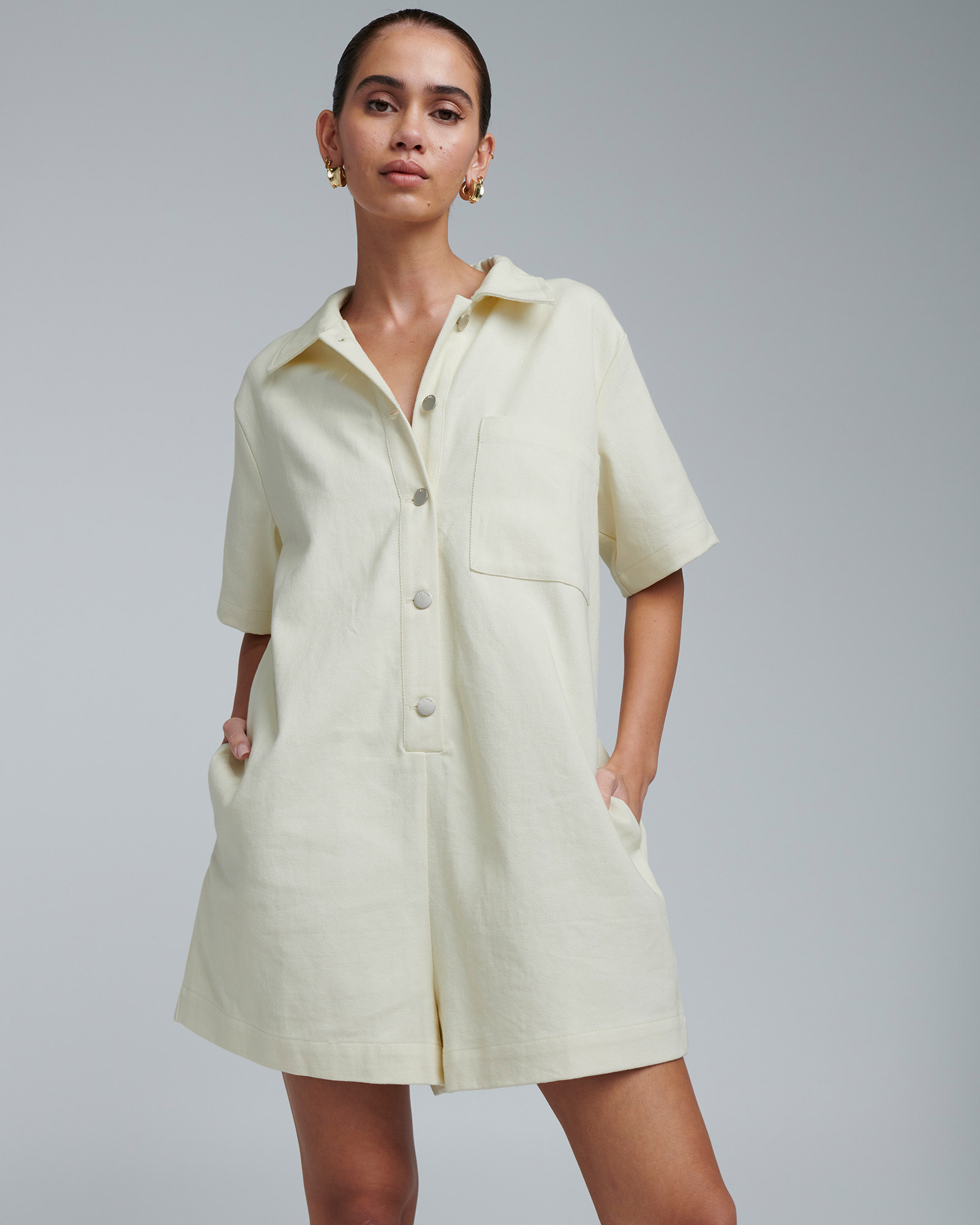 Sandra Denim Playsuit