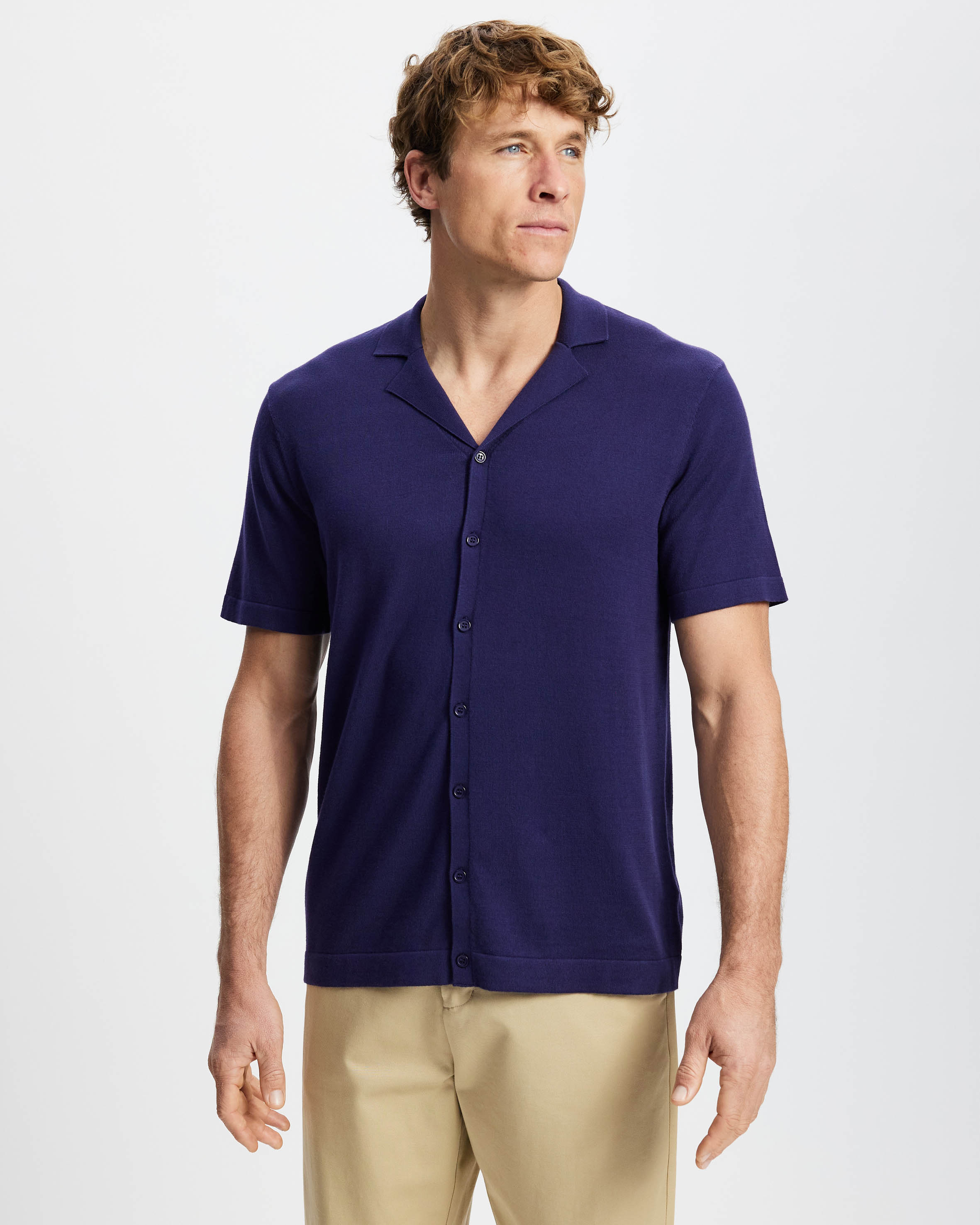 Hemingway Knit Button Up Shirt