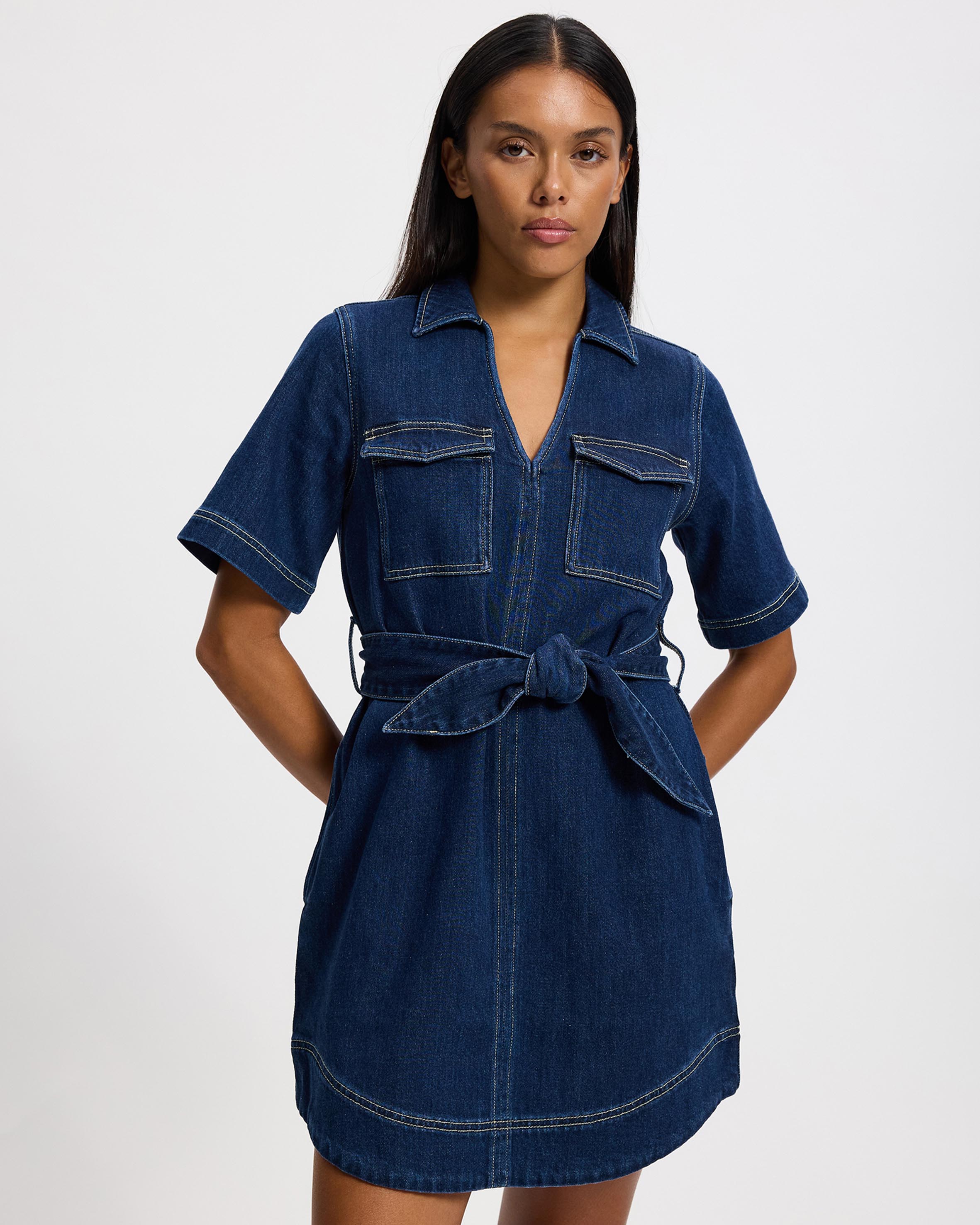 Brooks Denim Mini Dress