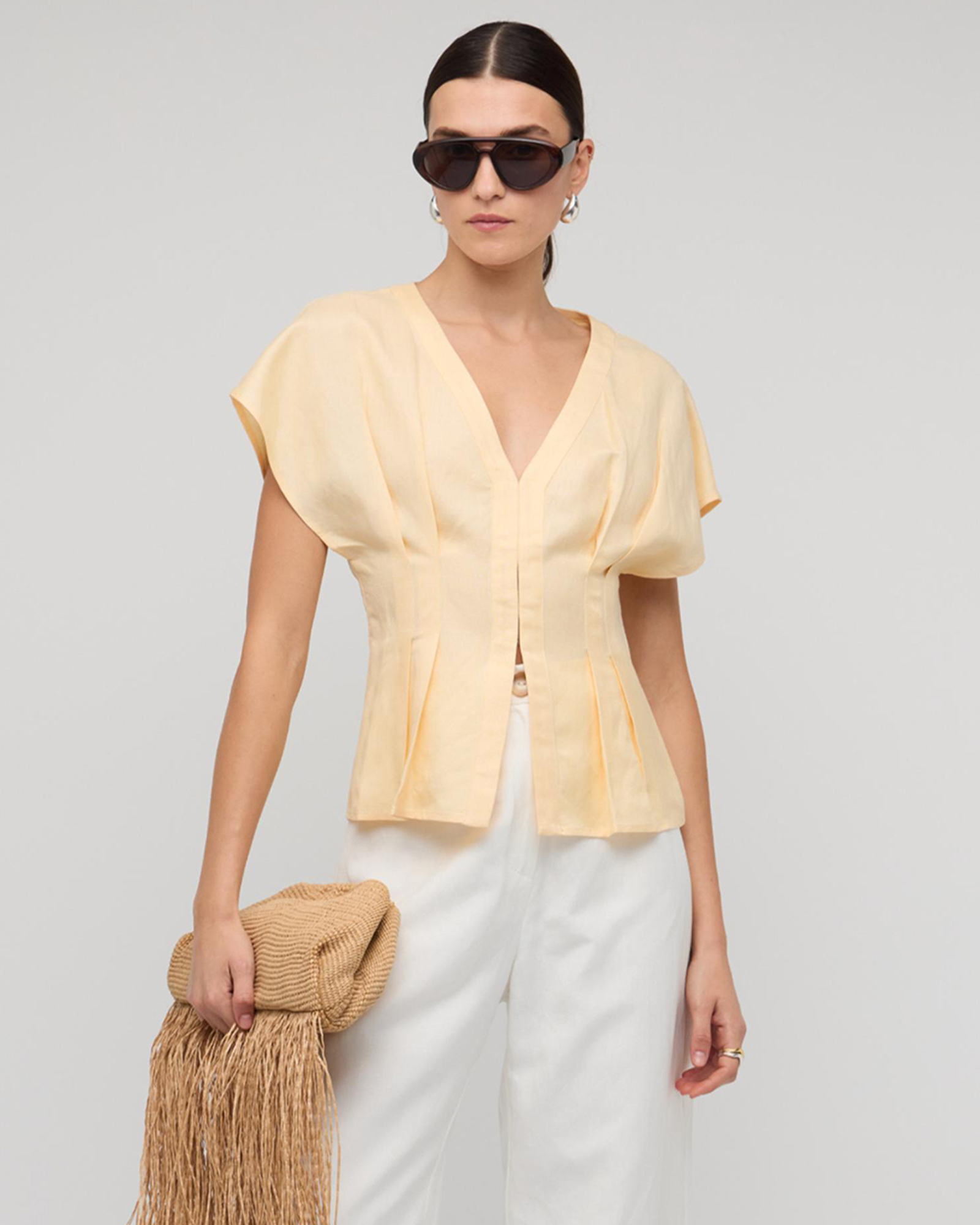 Estelle Pleated Blouse