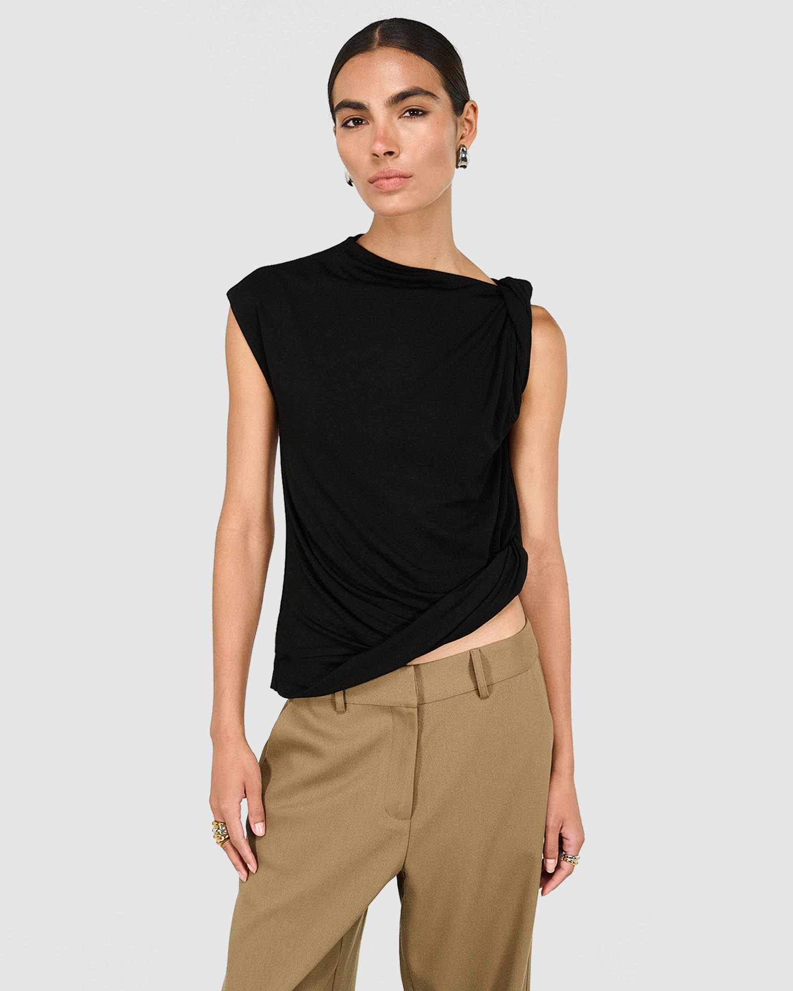 Eva Twist Detail Top