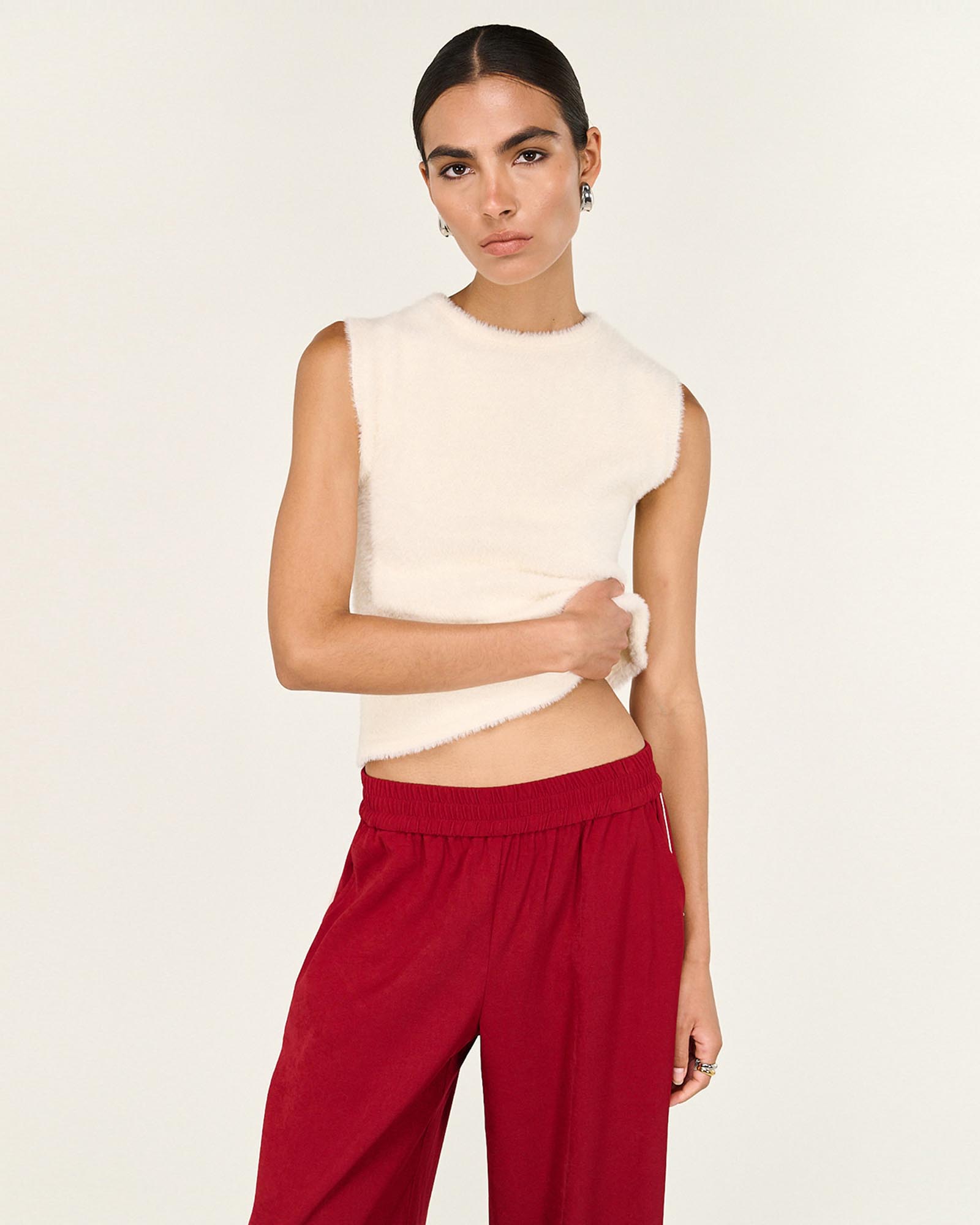 Marla Fluffy Knit Tank