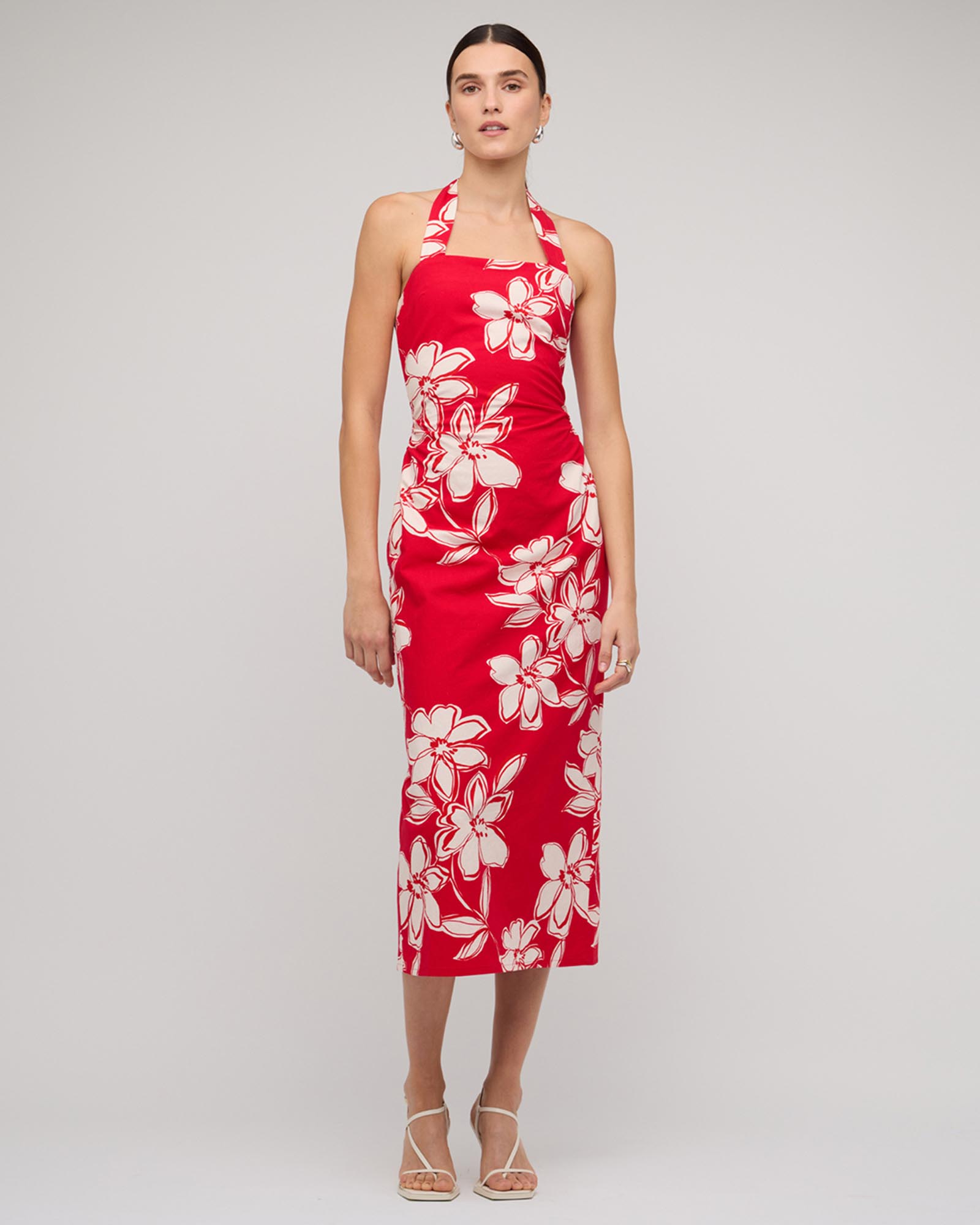 Elara Halter Midi Dress