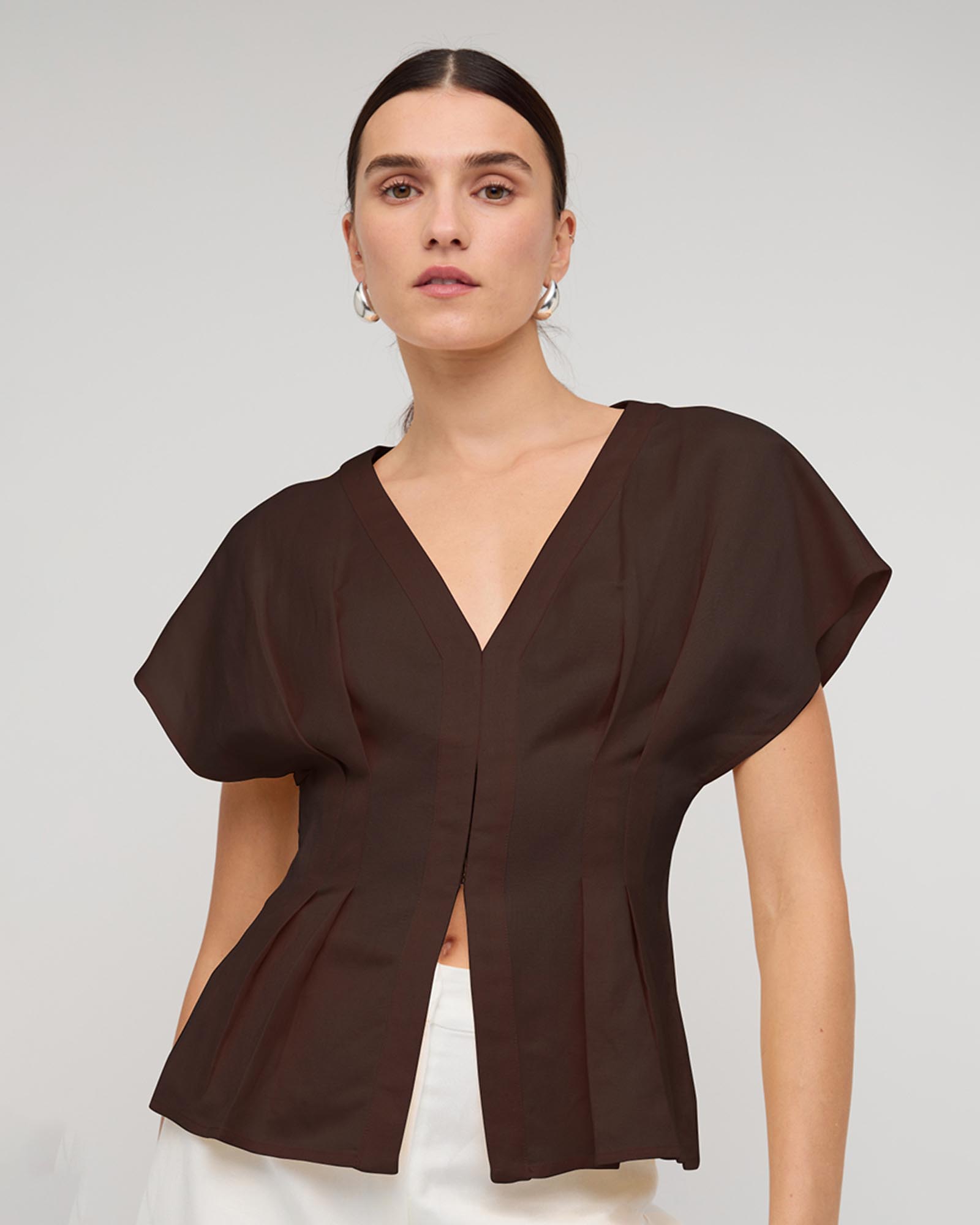 Estelle Pleated Blouse