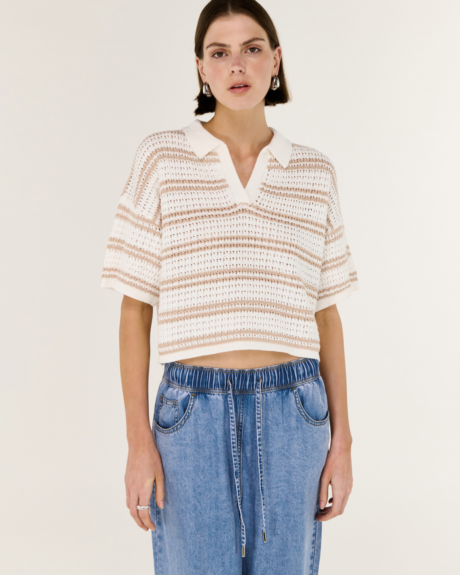 Eamon Knit Polo Tee
