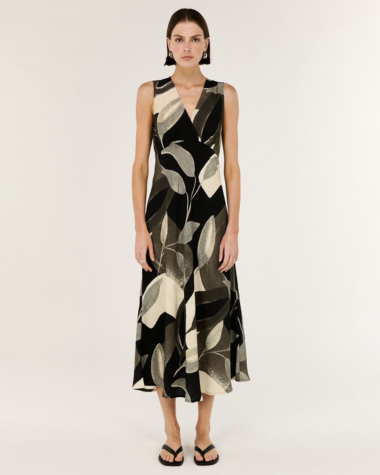 Leona Bias Midi Dress