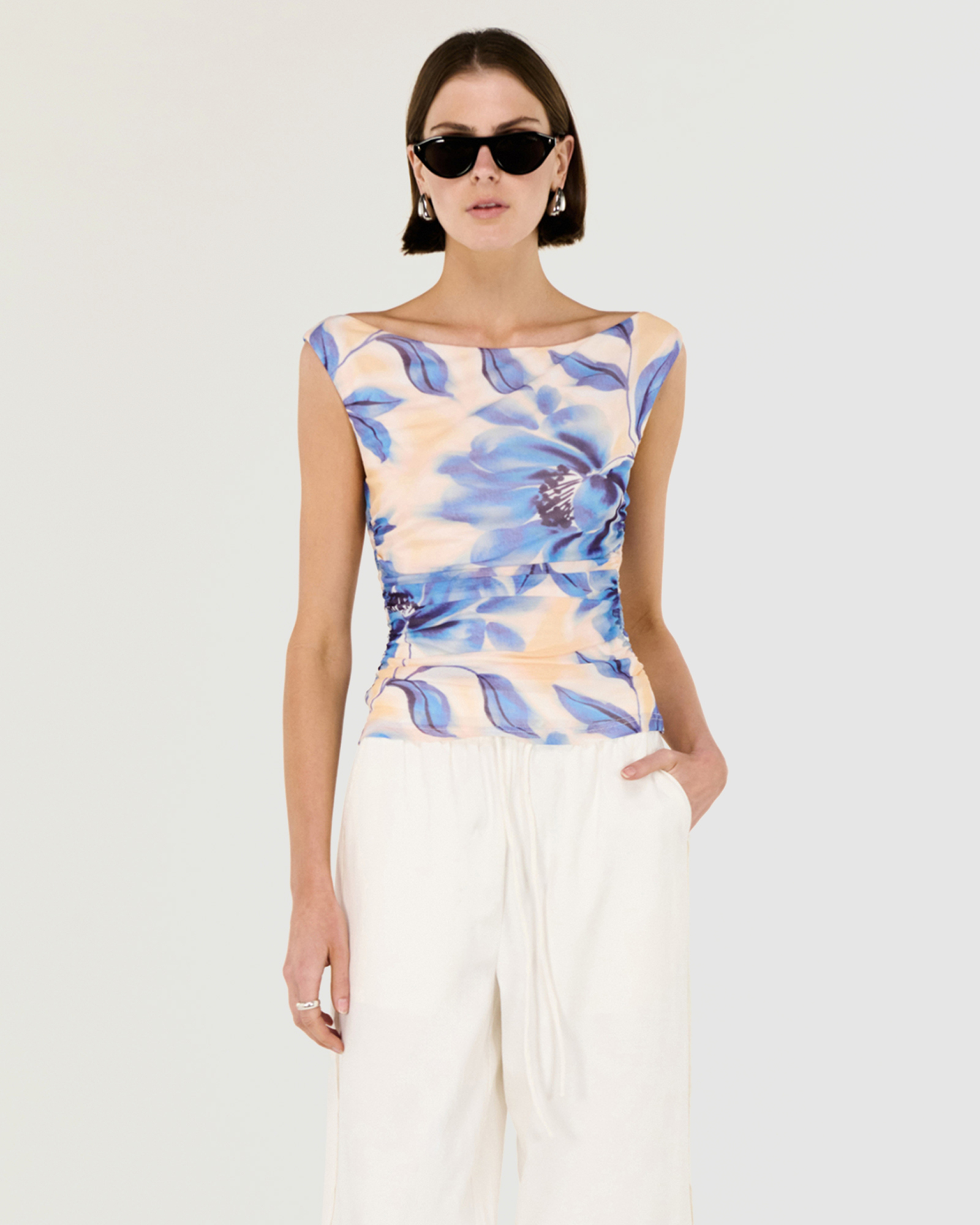 Fleur Mesh Top