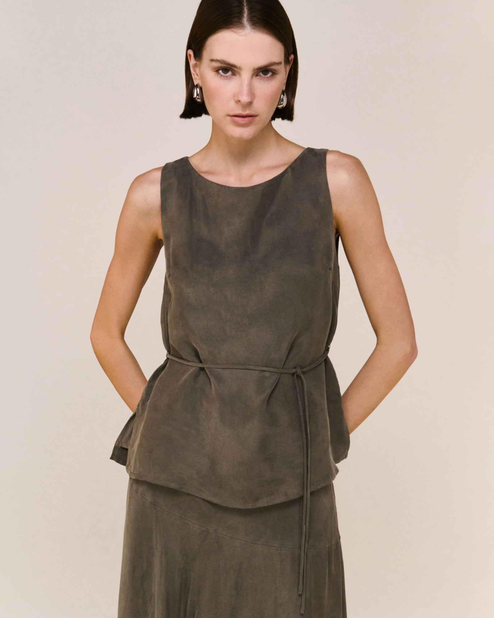 Stevie Waist Tie Top