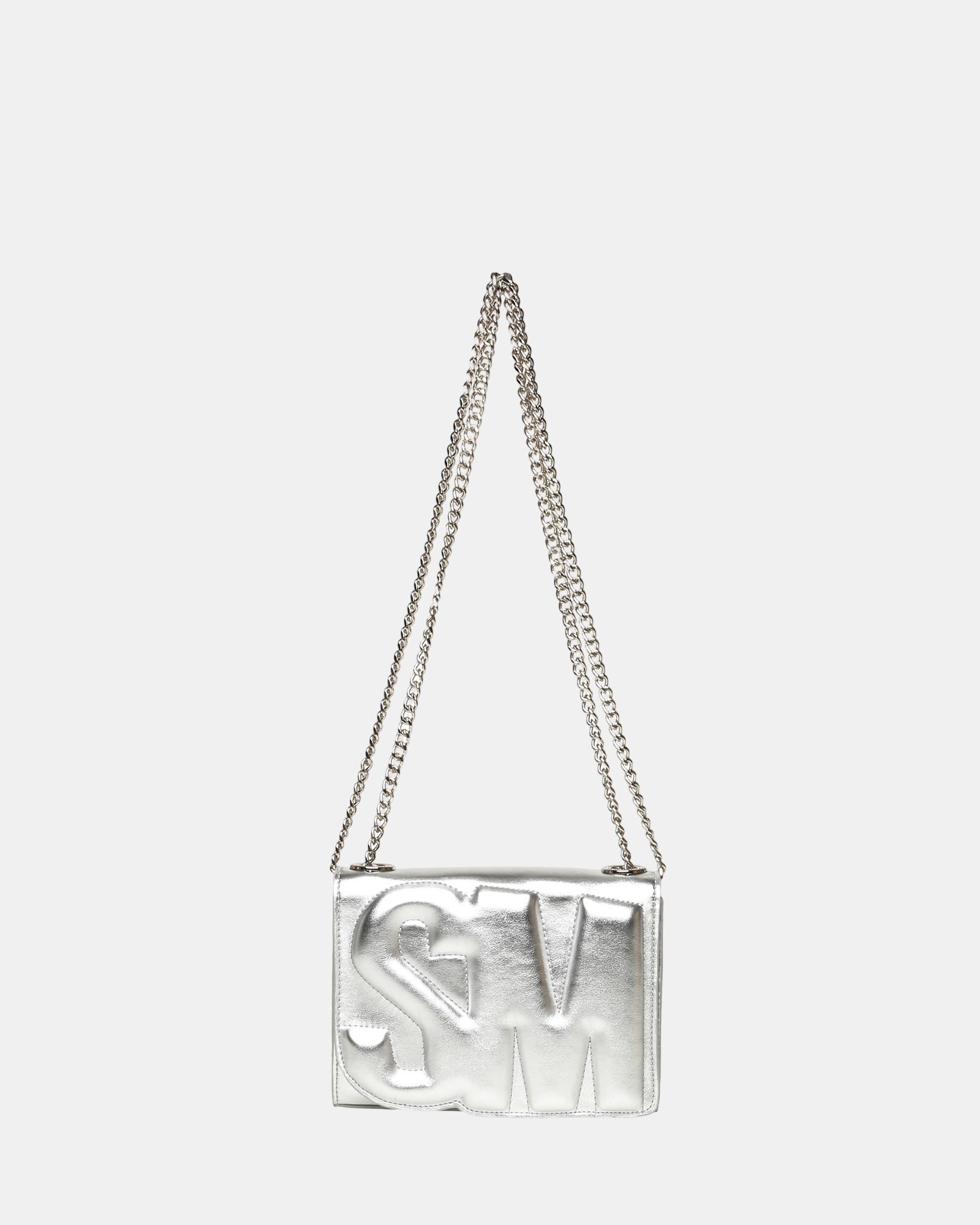 BZoie Silver Handbag
