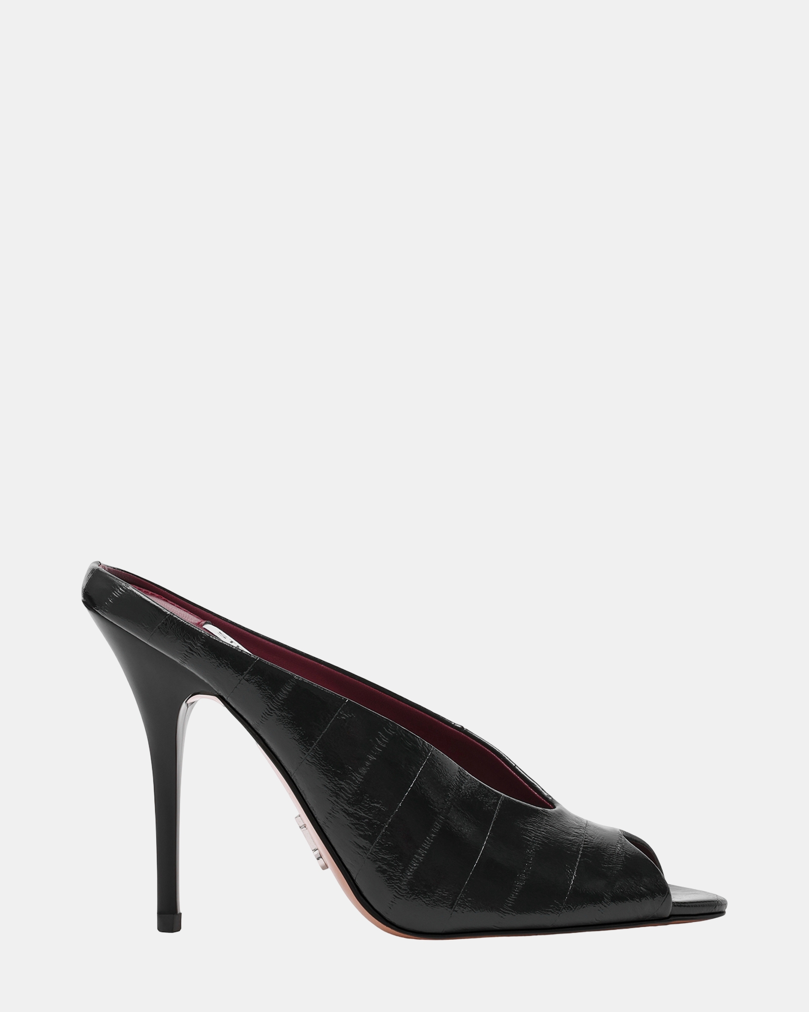 Agaze Black Eel Heels