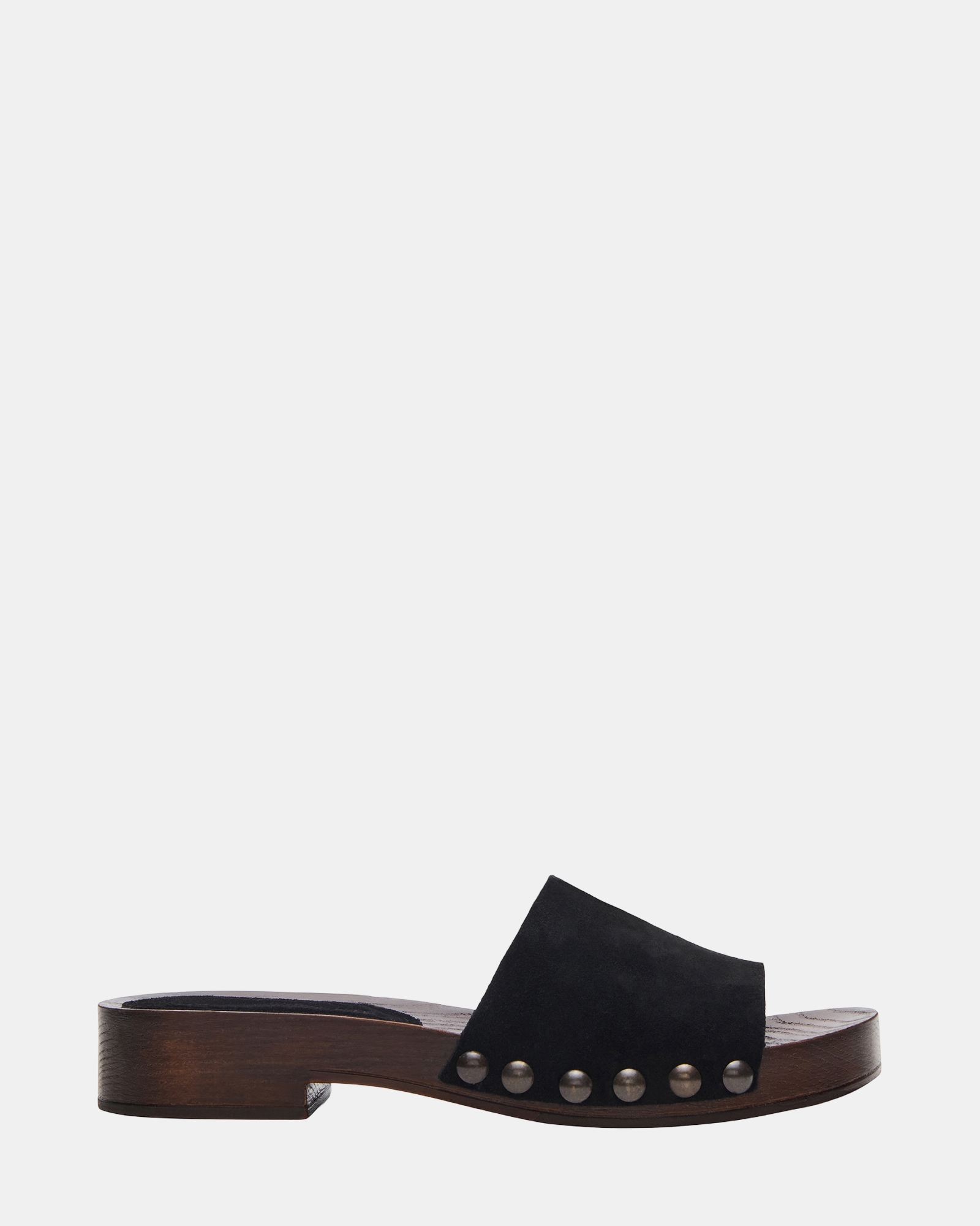 Cento Black Suede Sandals
