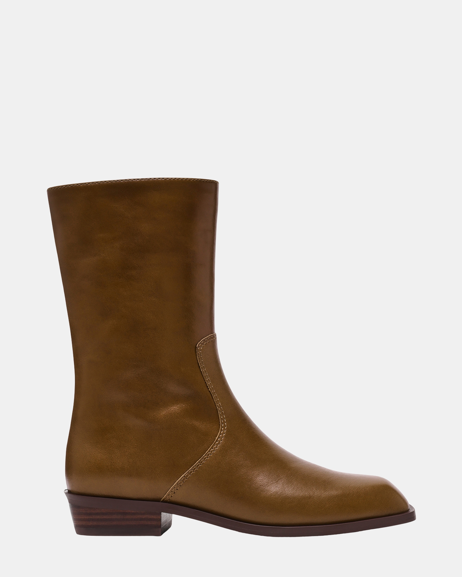 Bretton Olive Leather Boots