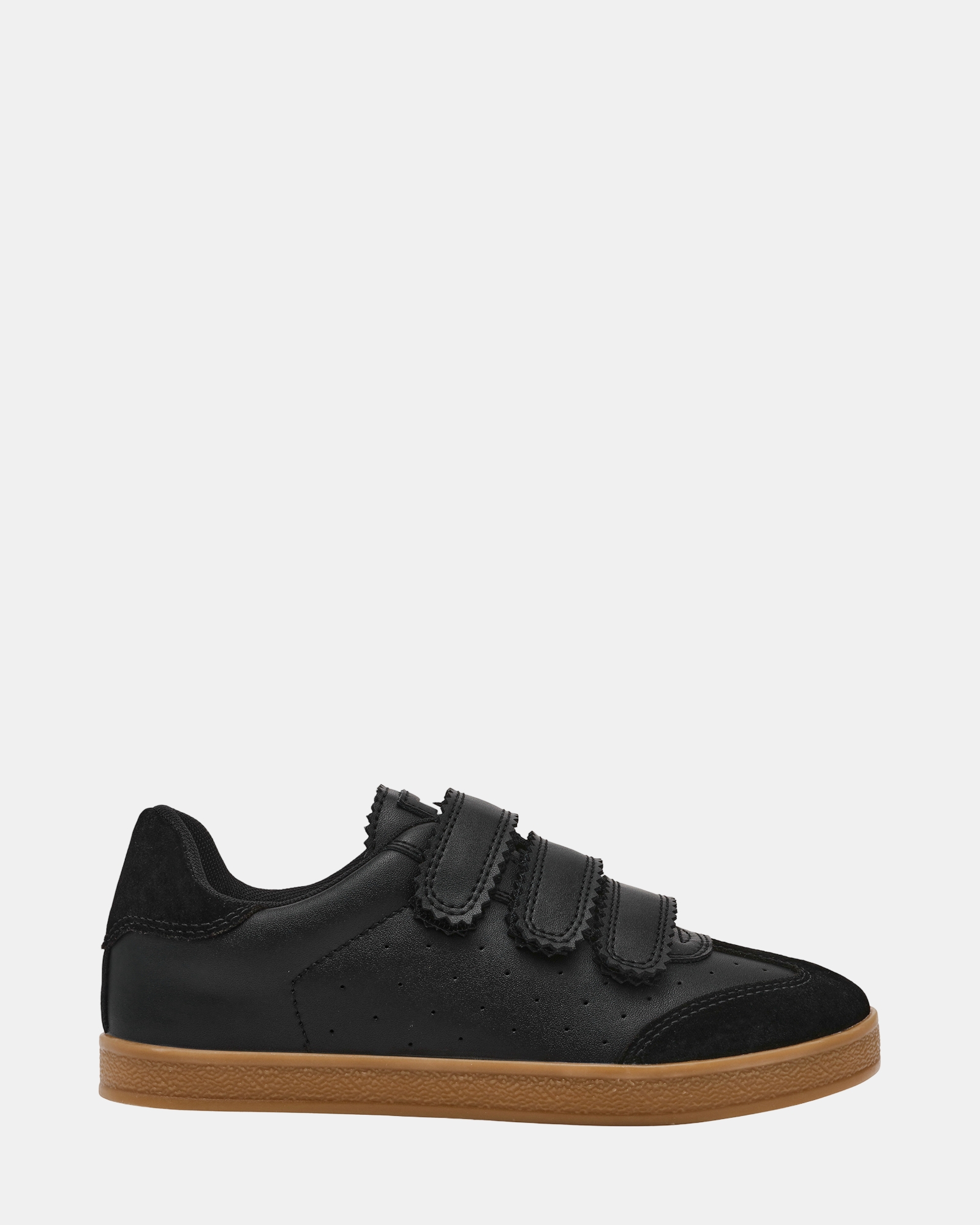 Kaya Black Leather Sandals