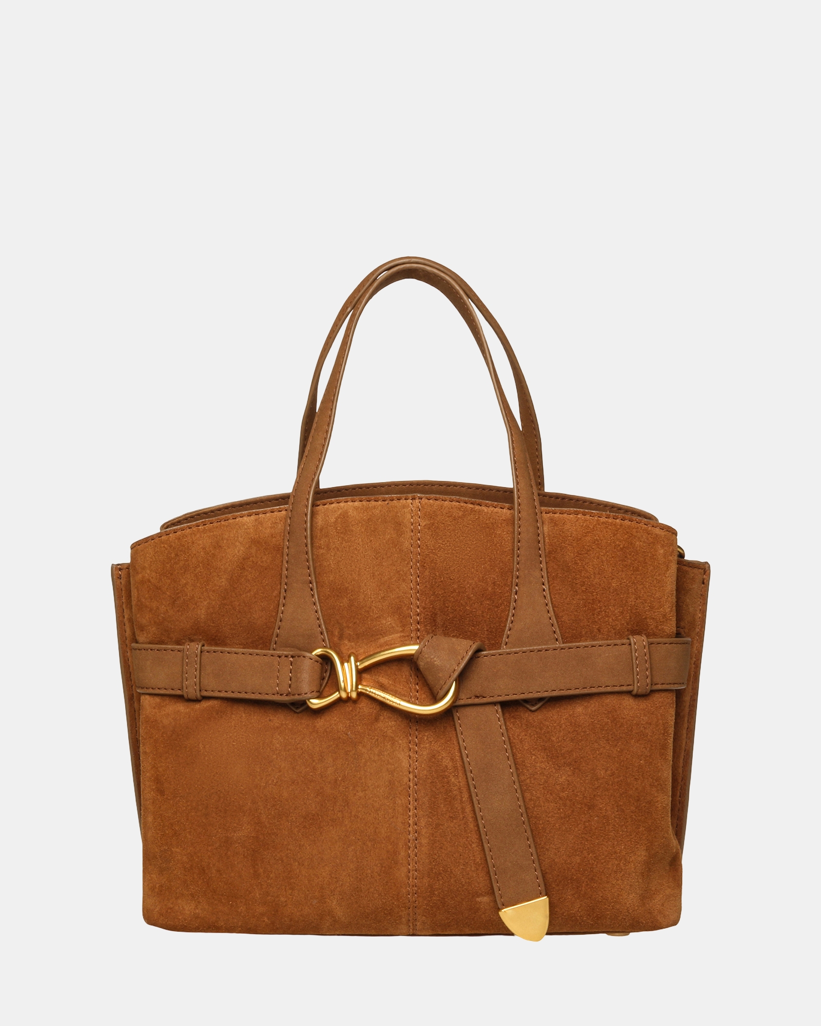 BSadee Cognac/Gold Handbag