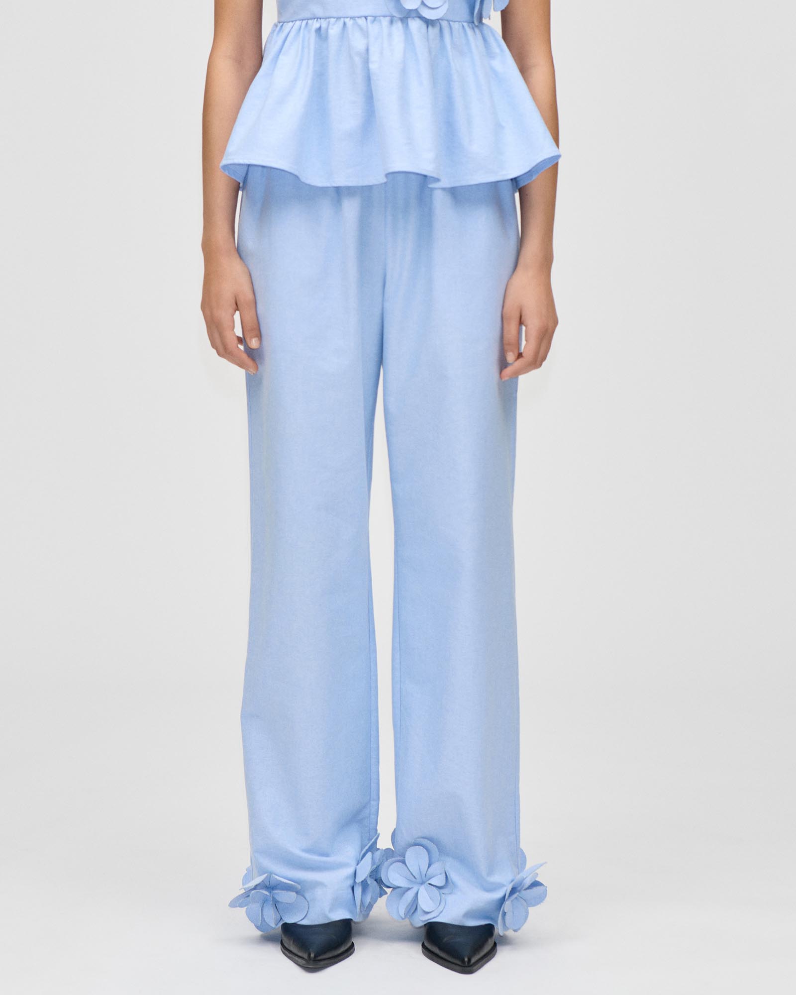Floral Elasticated Long Pants
