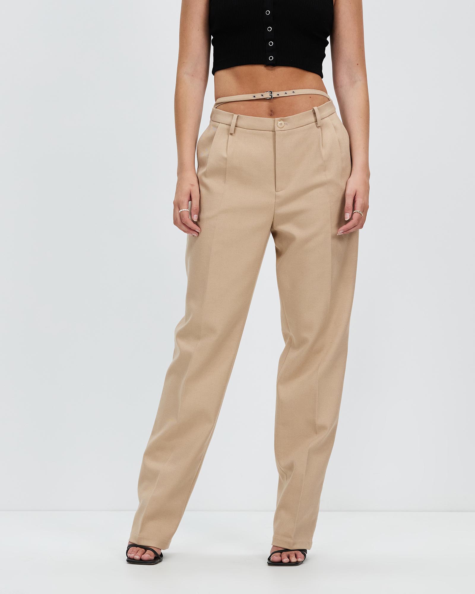 Dion Belted Trousers