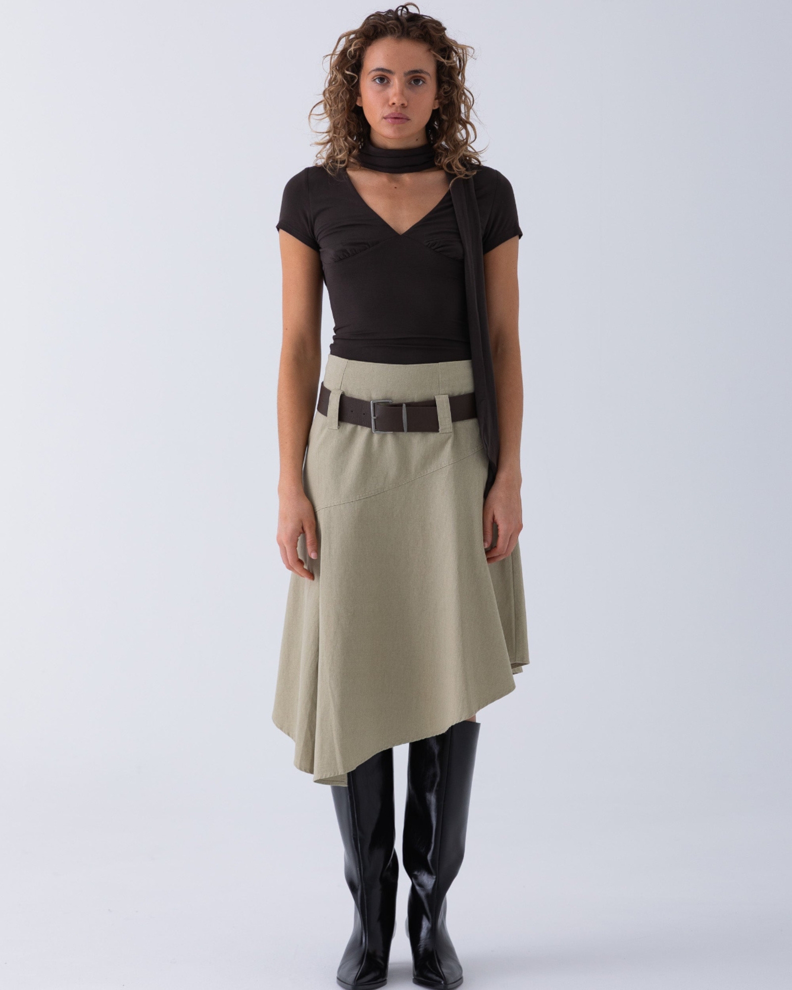 Ayla Scarf Wrap Top