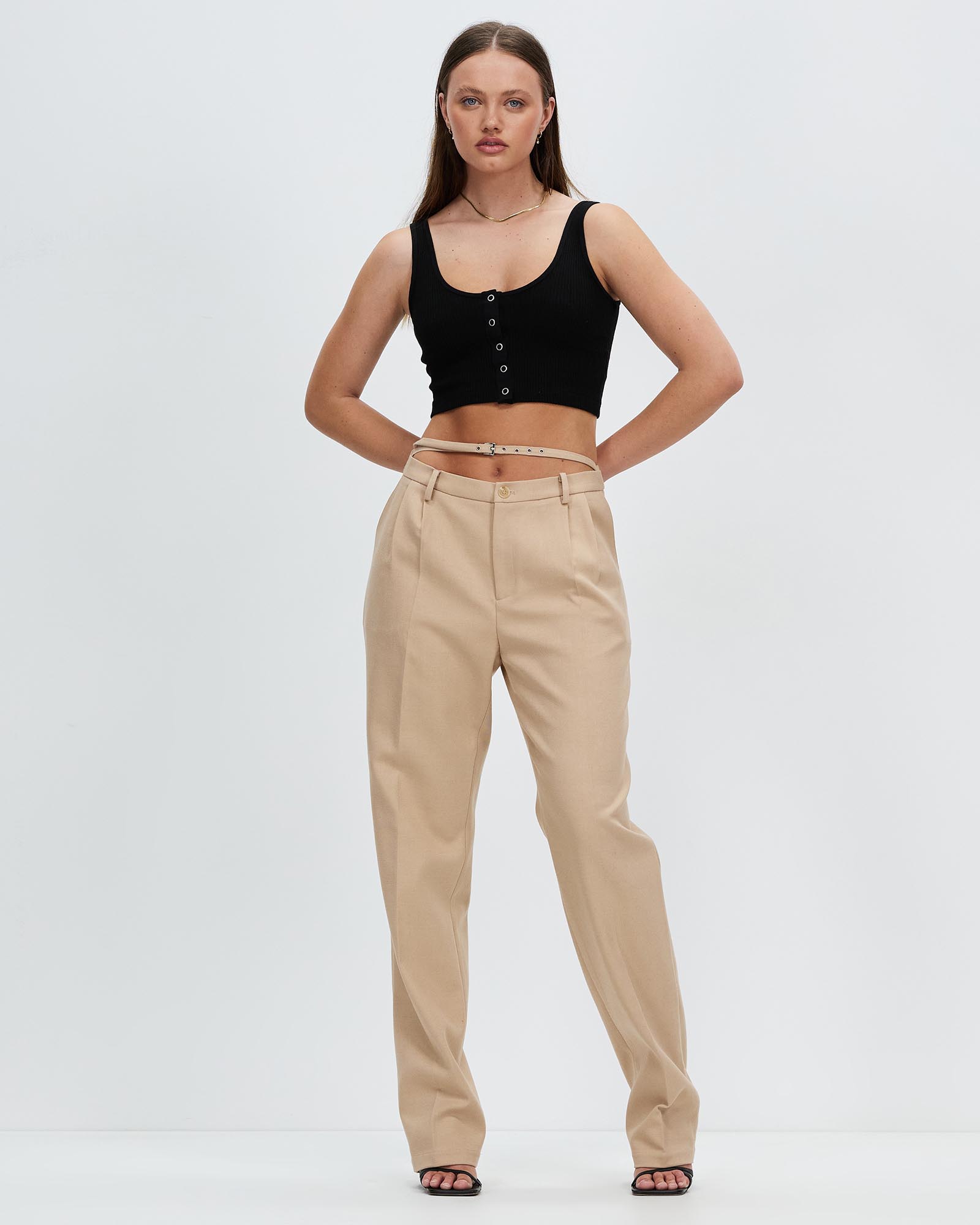 Dion Belted Trousers