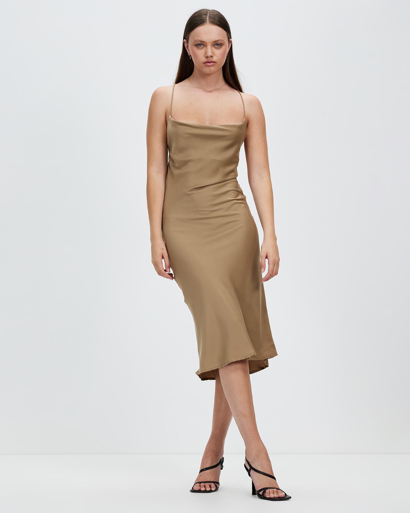 Cross Back Slip Dress