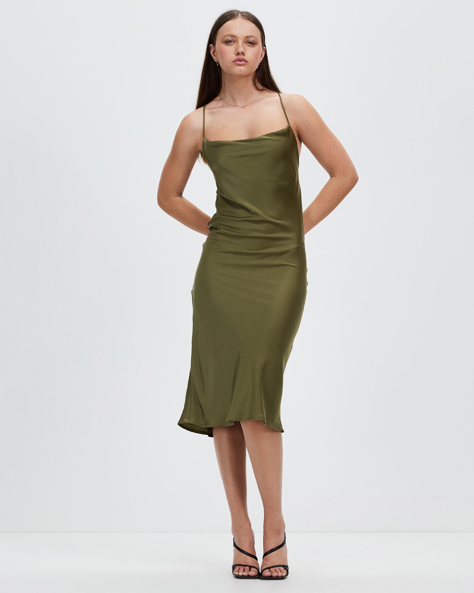 Cross Back Slip Dress