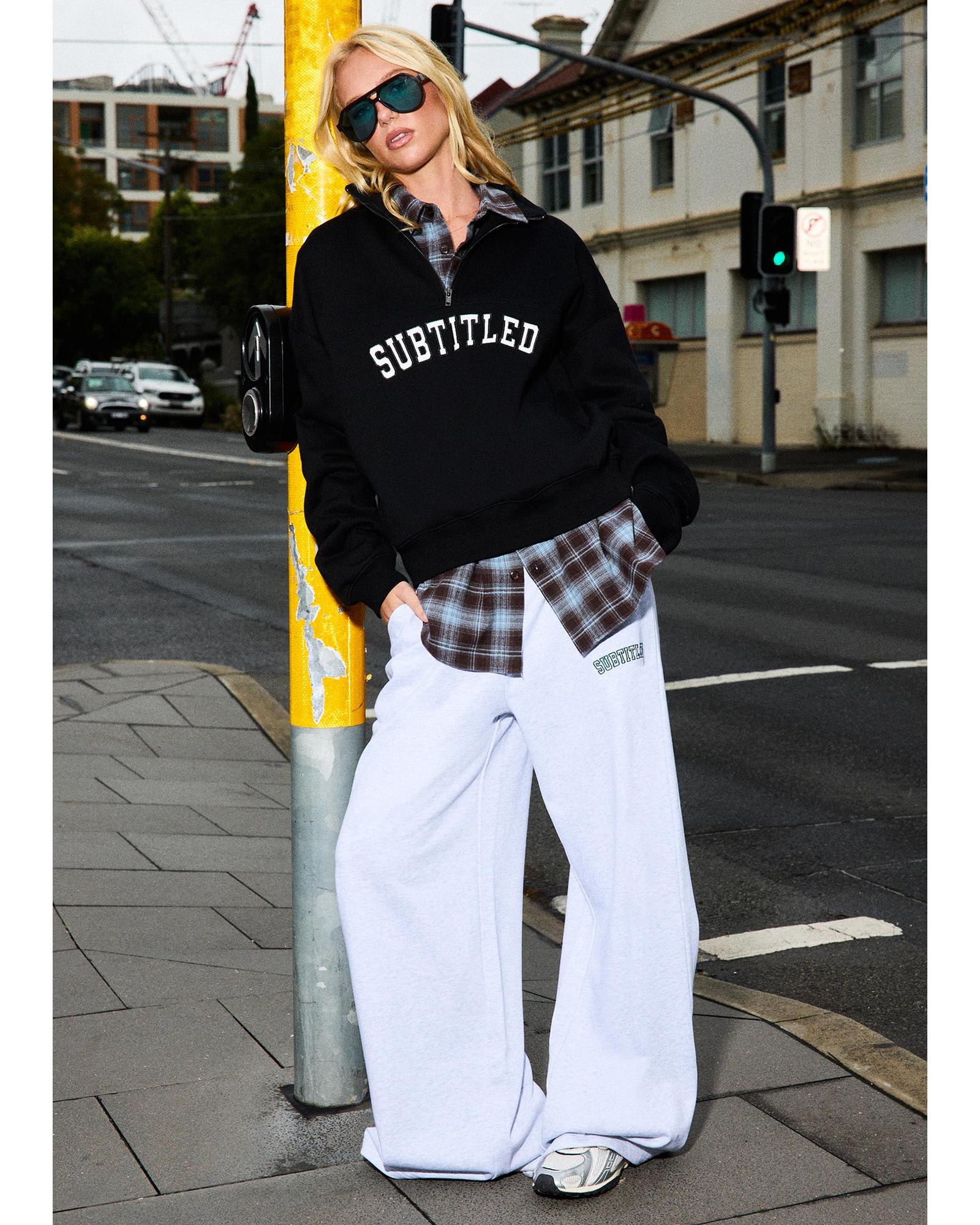 NYC Wide Leg Embroidered Pants