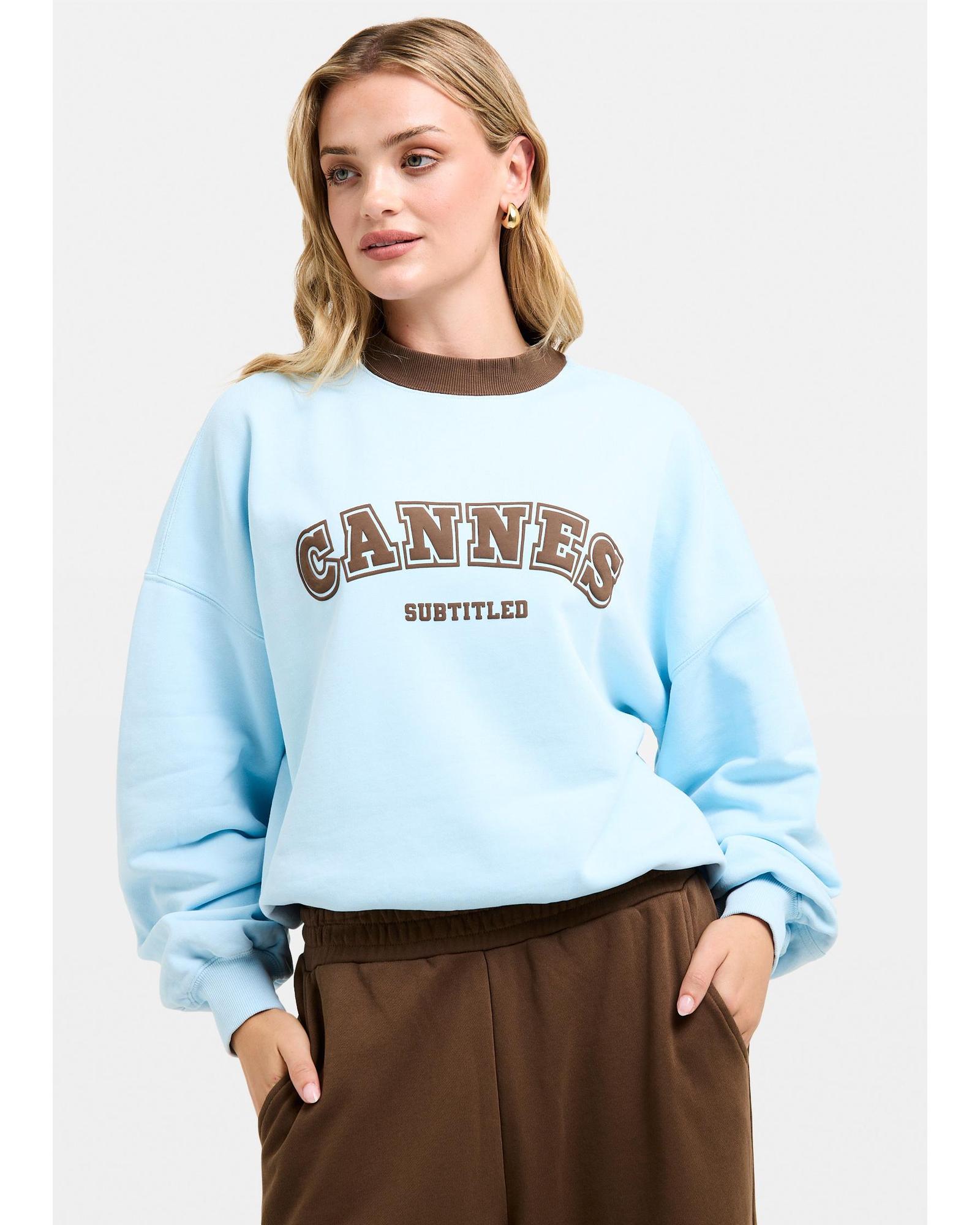 Cannes Contrast Crew Neck Jumper
