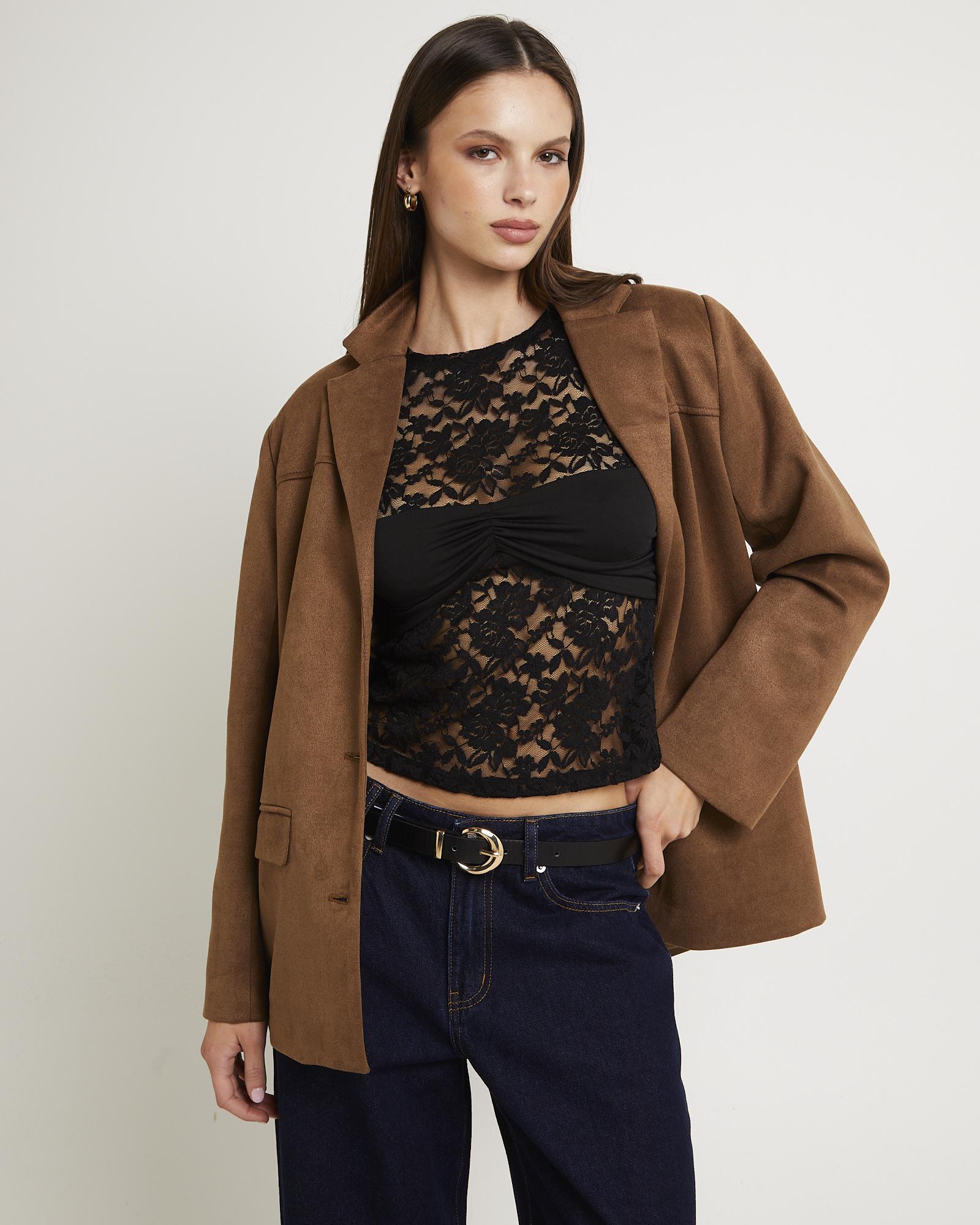 Sophia Suede Blazer