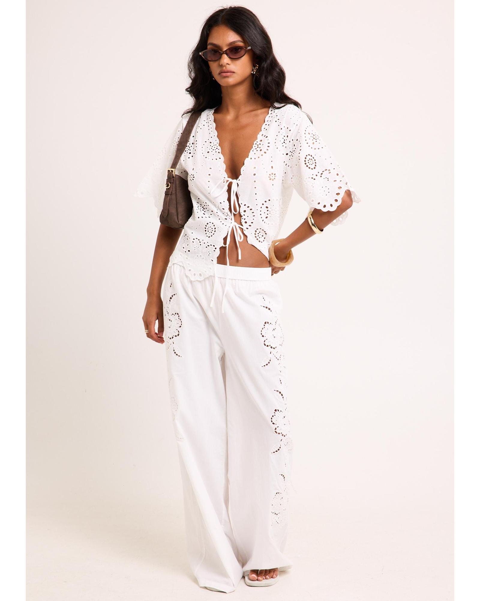 Lupe Embroidered Pants