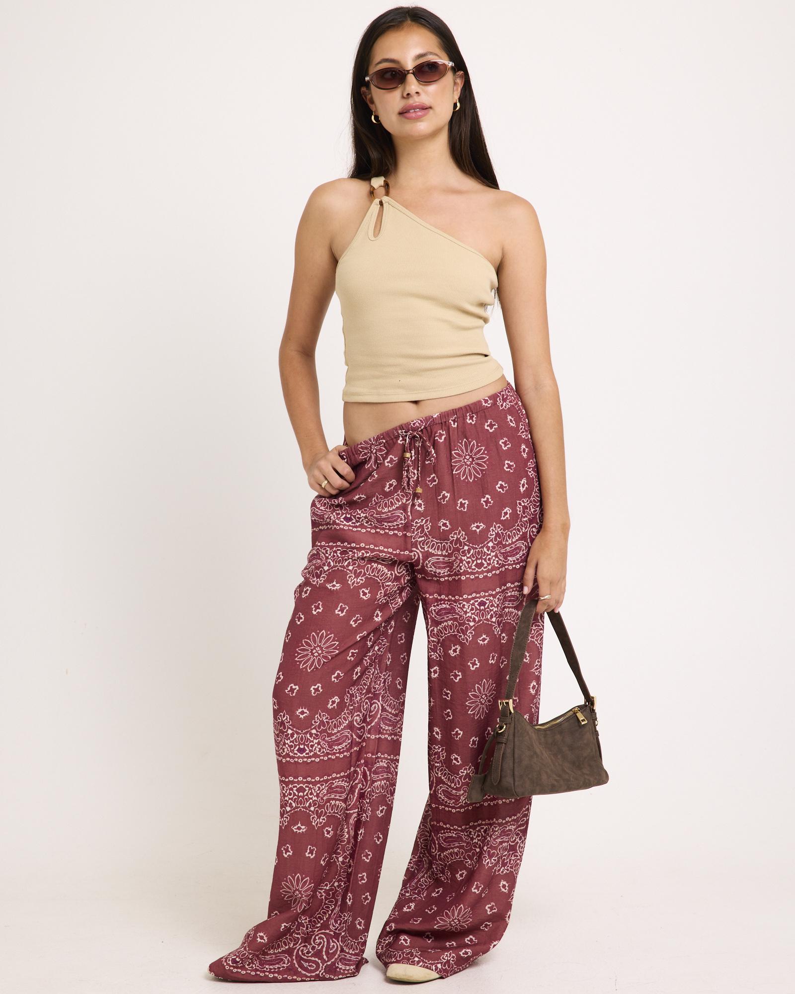 Kenzie One Shoulder Rib Tank